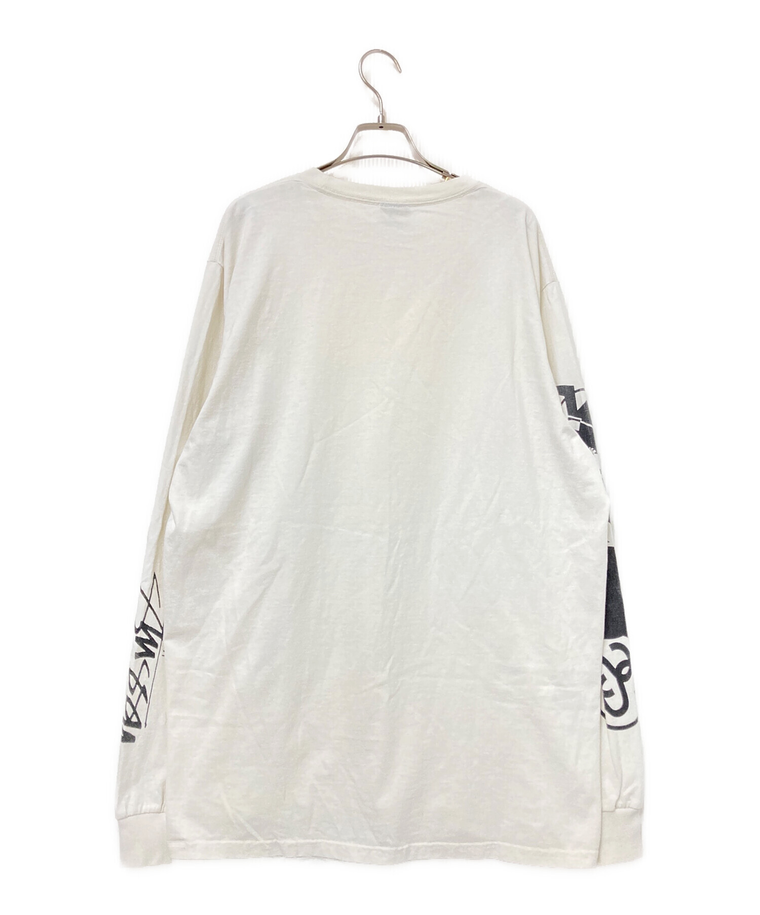 中古・古着通販】stussy (ステューシー) 長袖カットソー ホワイト 