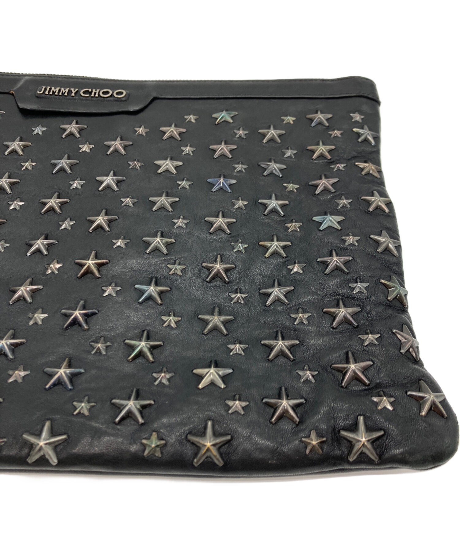 中古・古着通販】JIMMY CHOO (ジミーチュウ) スターススタッズクラッチ