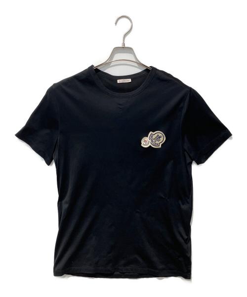 中古・古着通販】MONCLER (モンクレール) Tシャツ ブラック サイズ:L