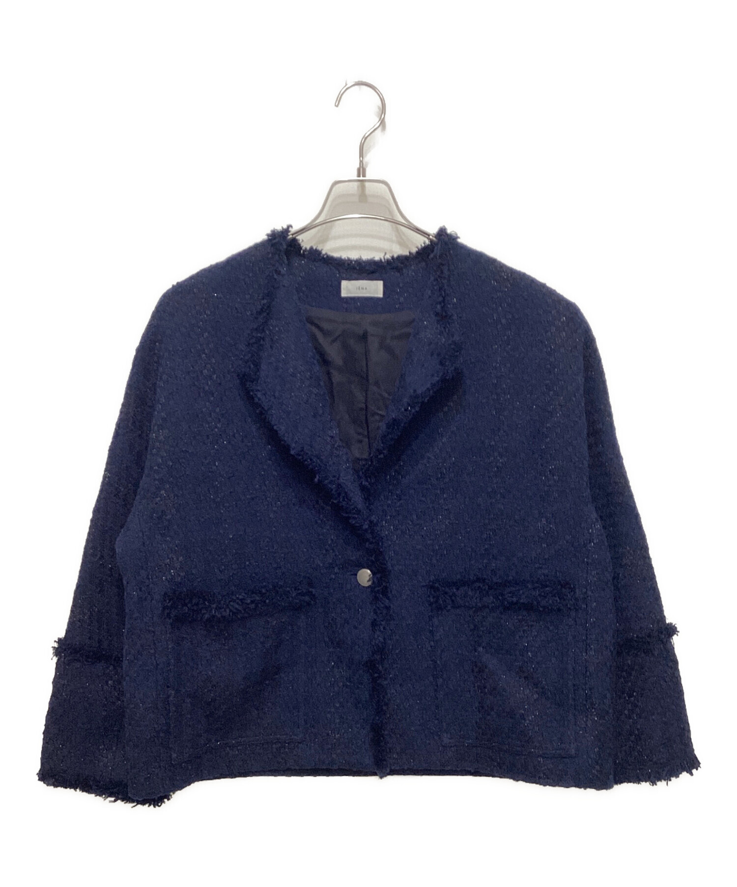 中古・古着通販】IENA (イエナ) ＆NAVY ネイビーツイードジャケット