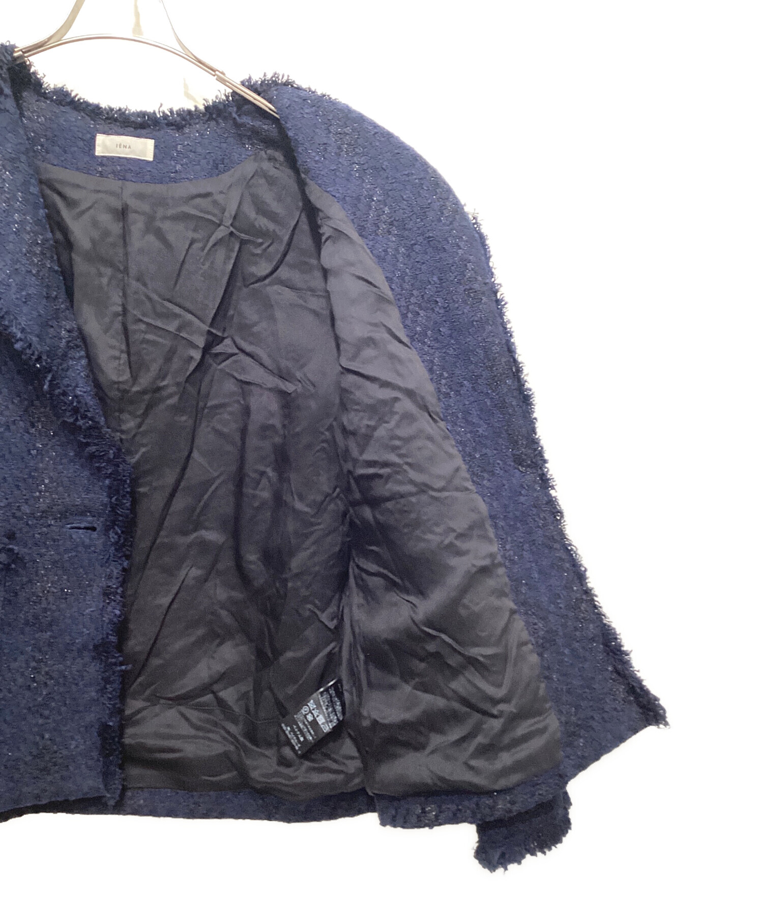 中古・古着通販】IENA (イエナ) ＆NAVY ネイビーツイードジャケット