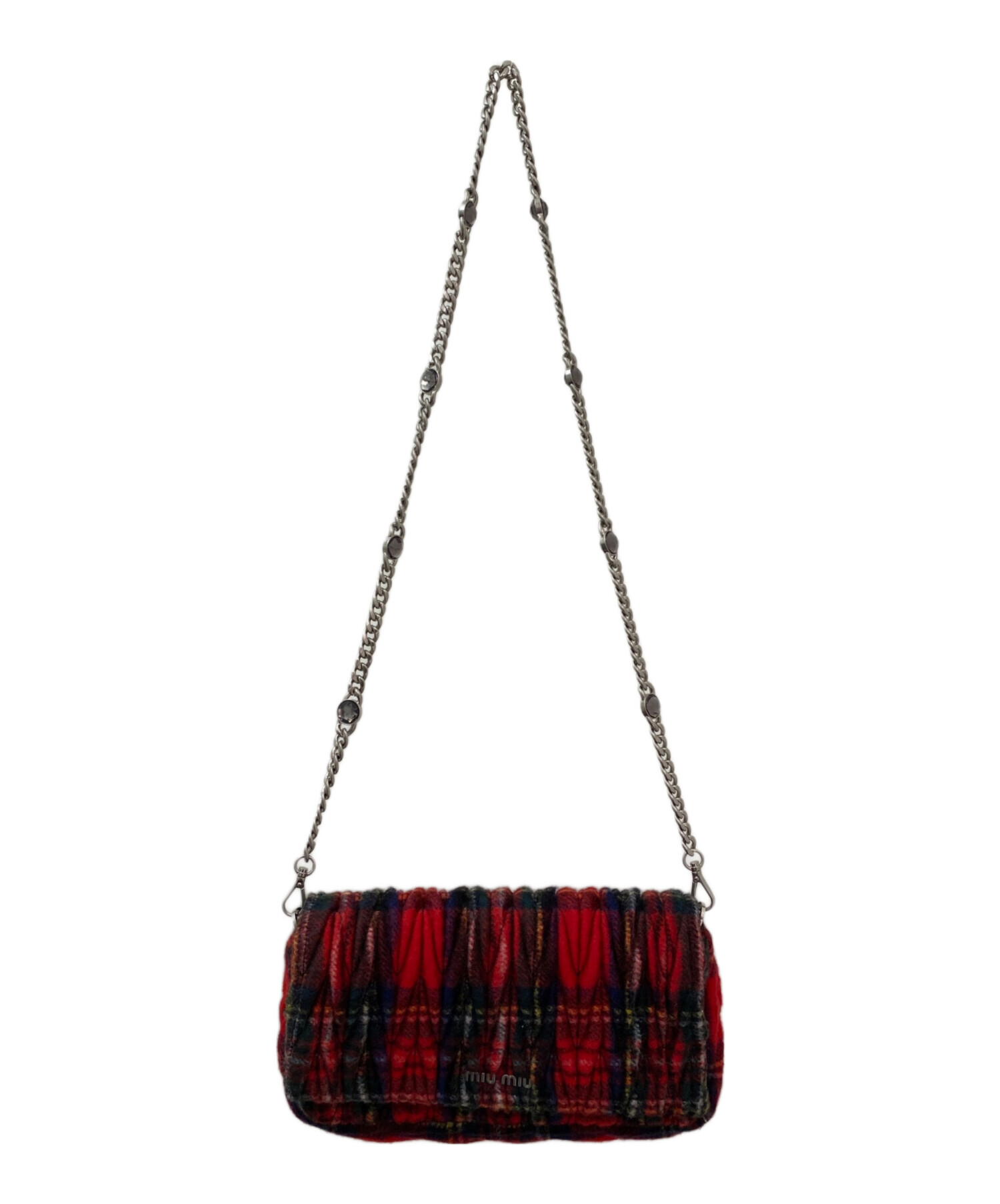 中古・古着通販】MIU MIU (ミュウミュウ) チェーンショルダーバッグ