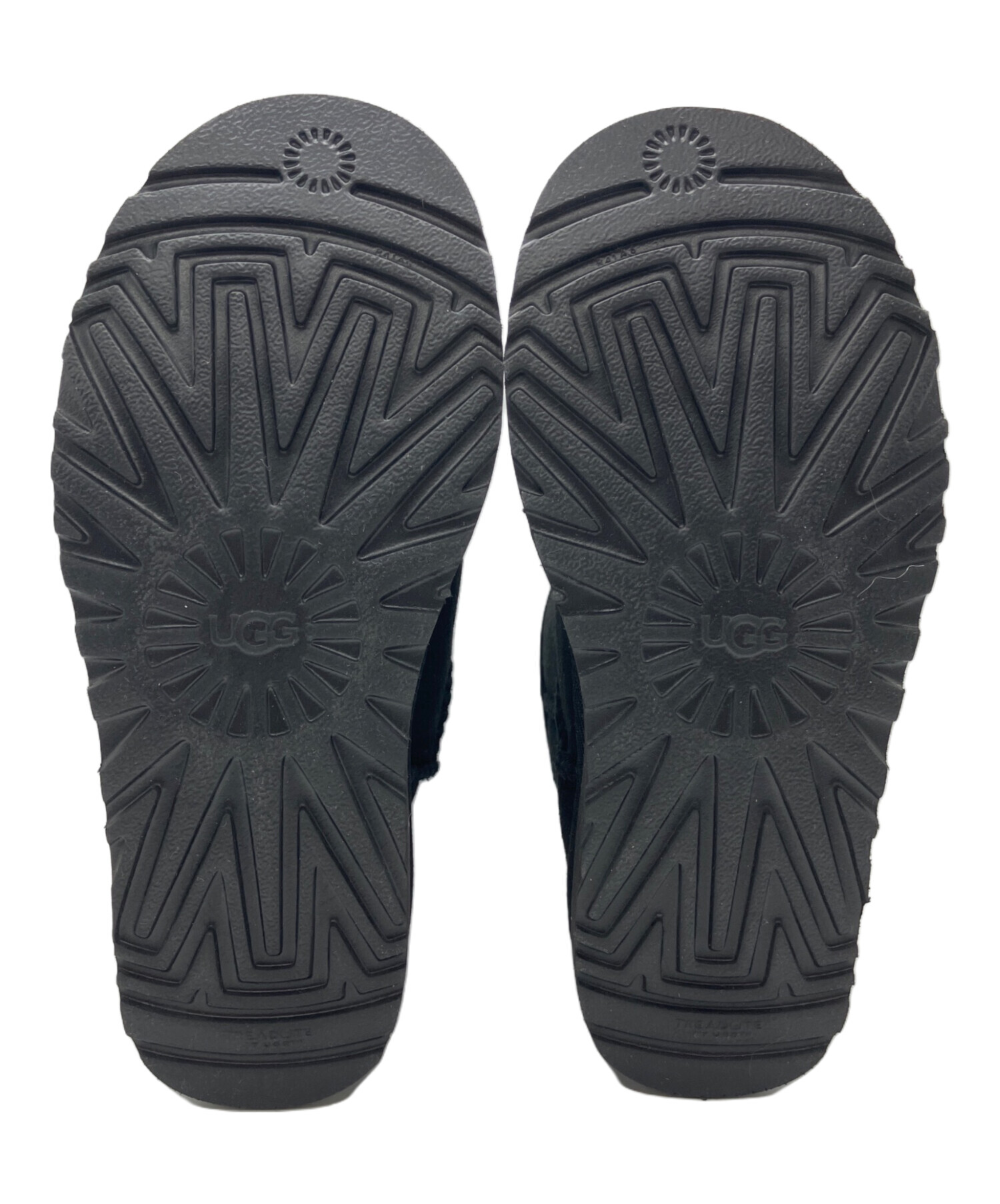 中古・古着通販】UGG (アグ) ムートンブーツ ブラック サイズ:22cm 未