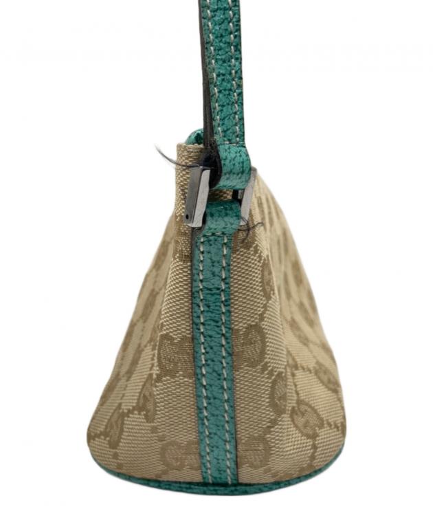 中古・古着通販】GUCCI (グッチ) GGキャンバス ハンドバッグ ベージュ