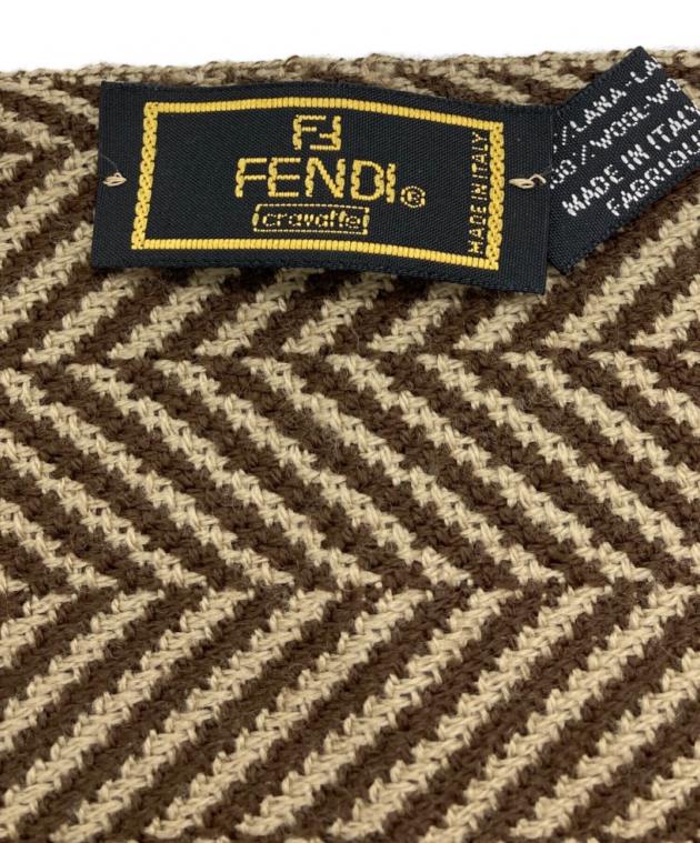 中古・古着通販】FENDI (フェンディ) ヘリンボーンFENDIロゴウール