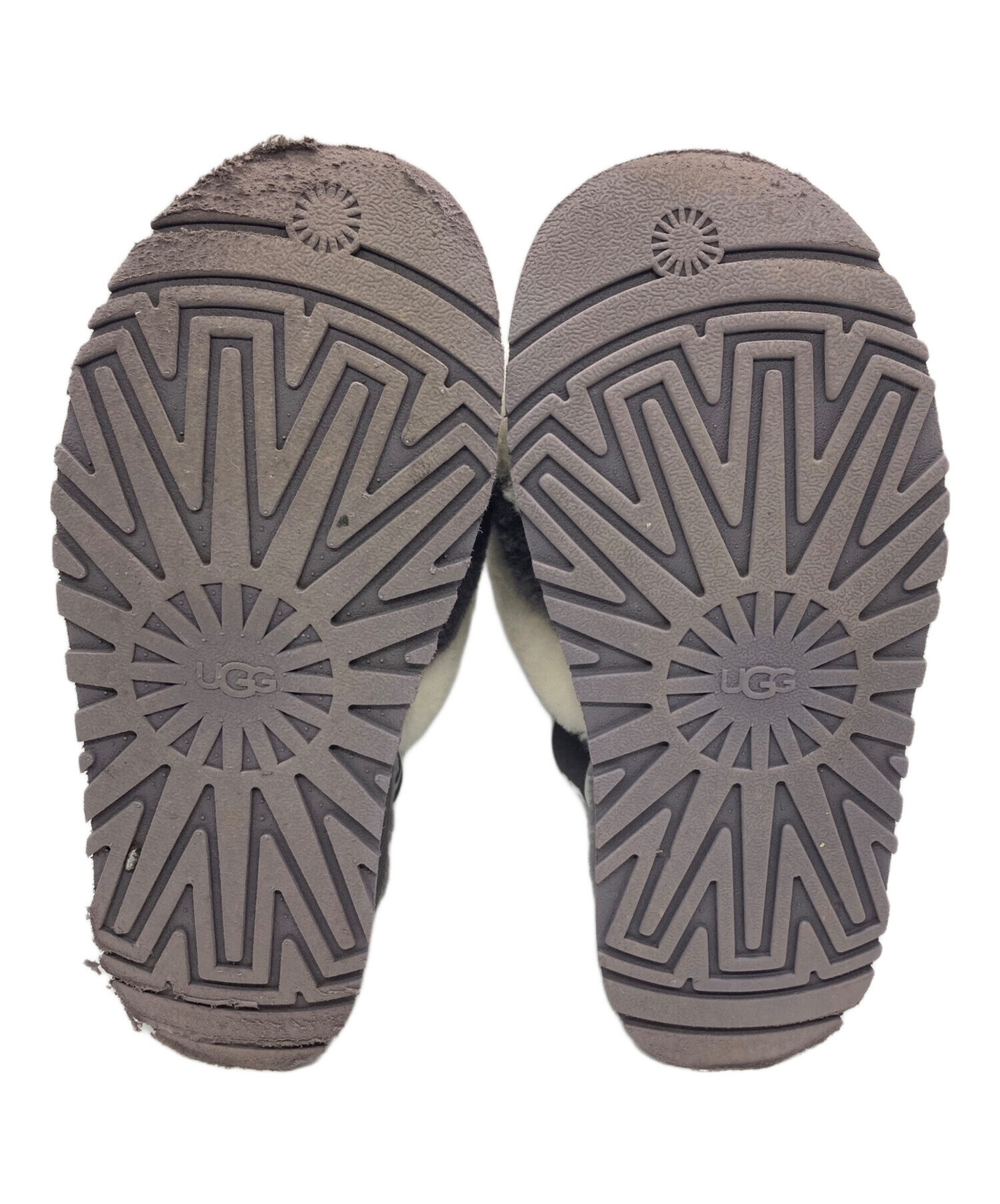 中古・古着通販】UGG (アグ) ディスコストライプ スライド グレー