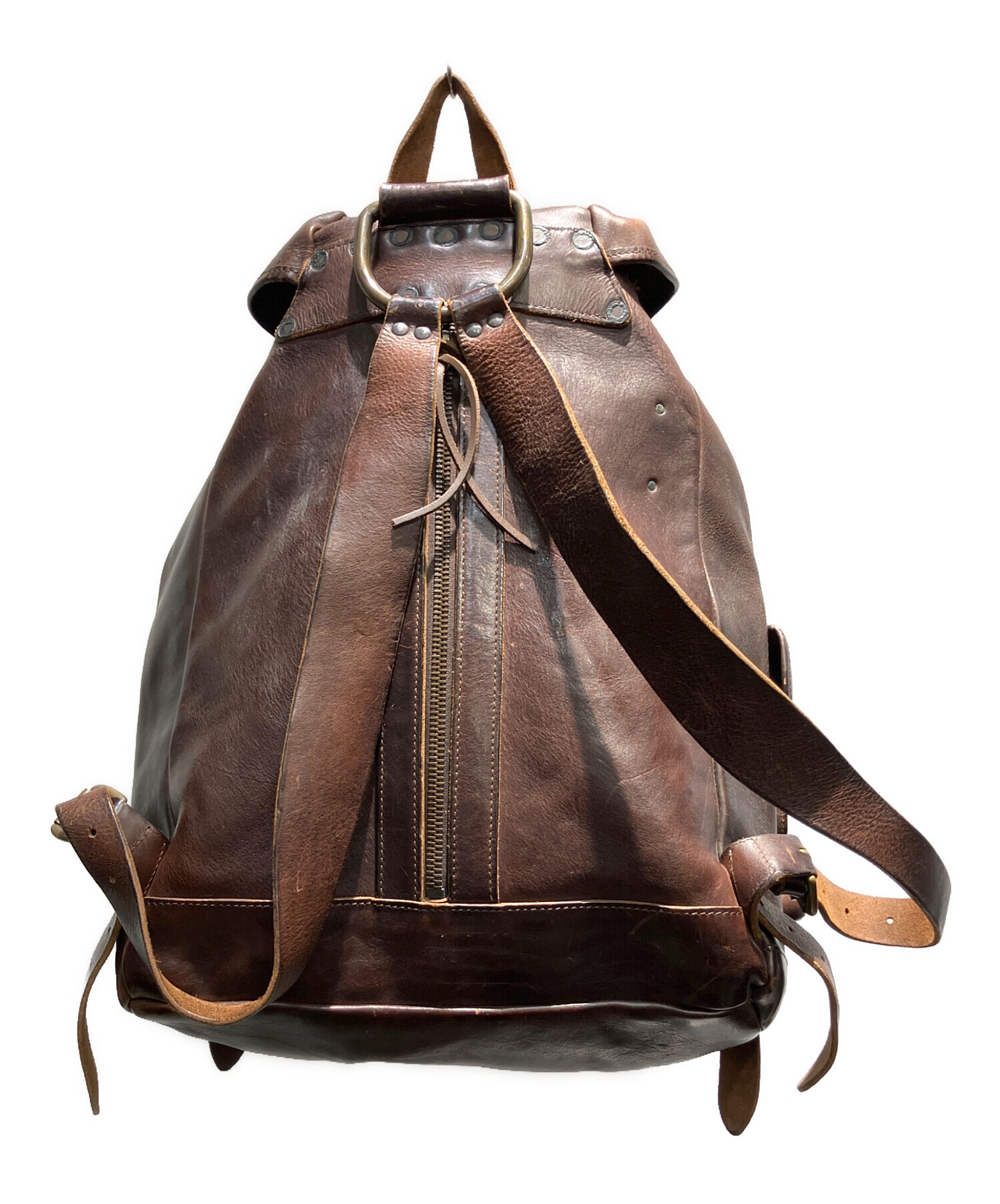 中古・古着通販】RRL (ダブルアールエル) Riley/ライリー レザー