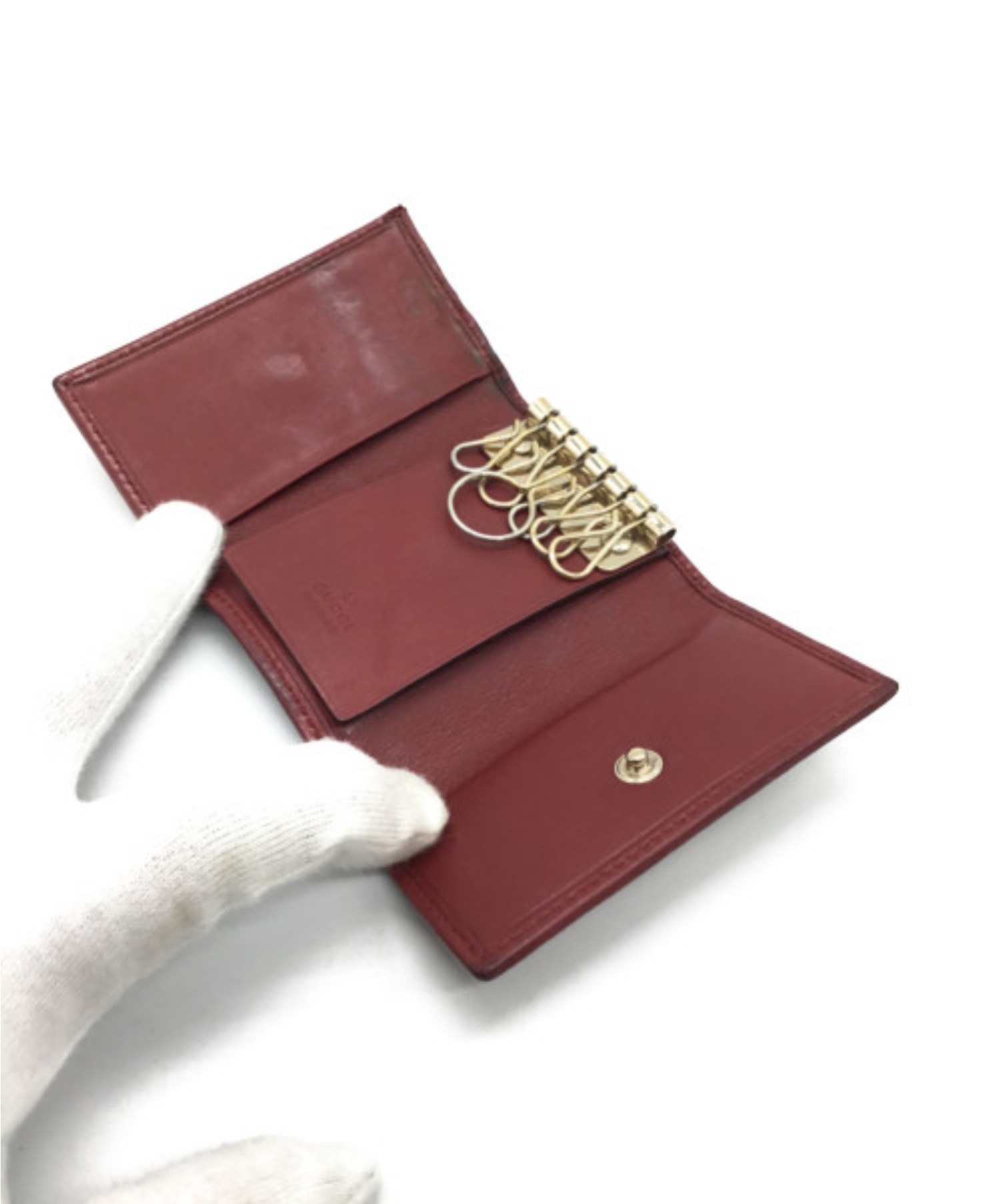中古・古着通販】GUCCI (グッチ) キーケース ラブリーハート