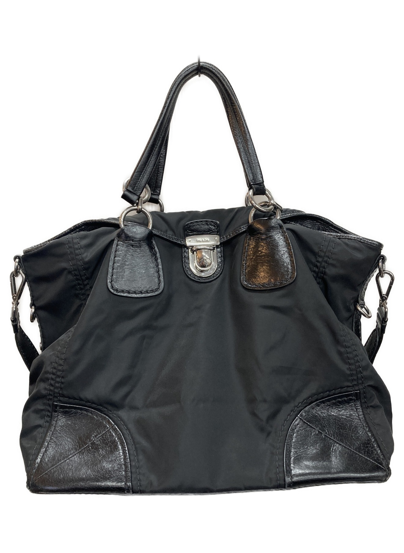 中古・古着通販】PRADA (プラダ) トートバッグ ブラック｜ブランド  