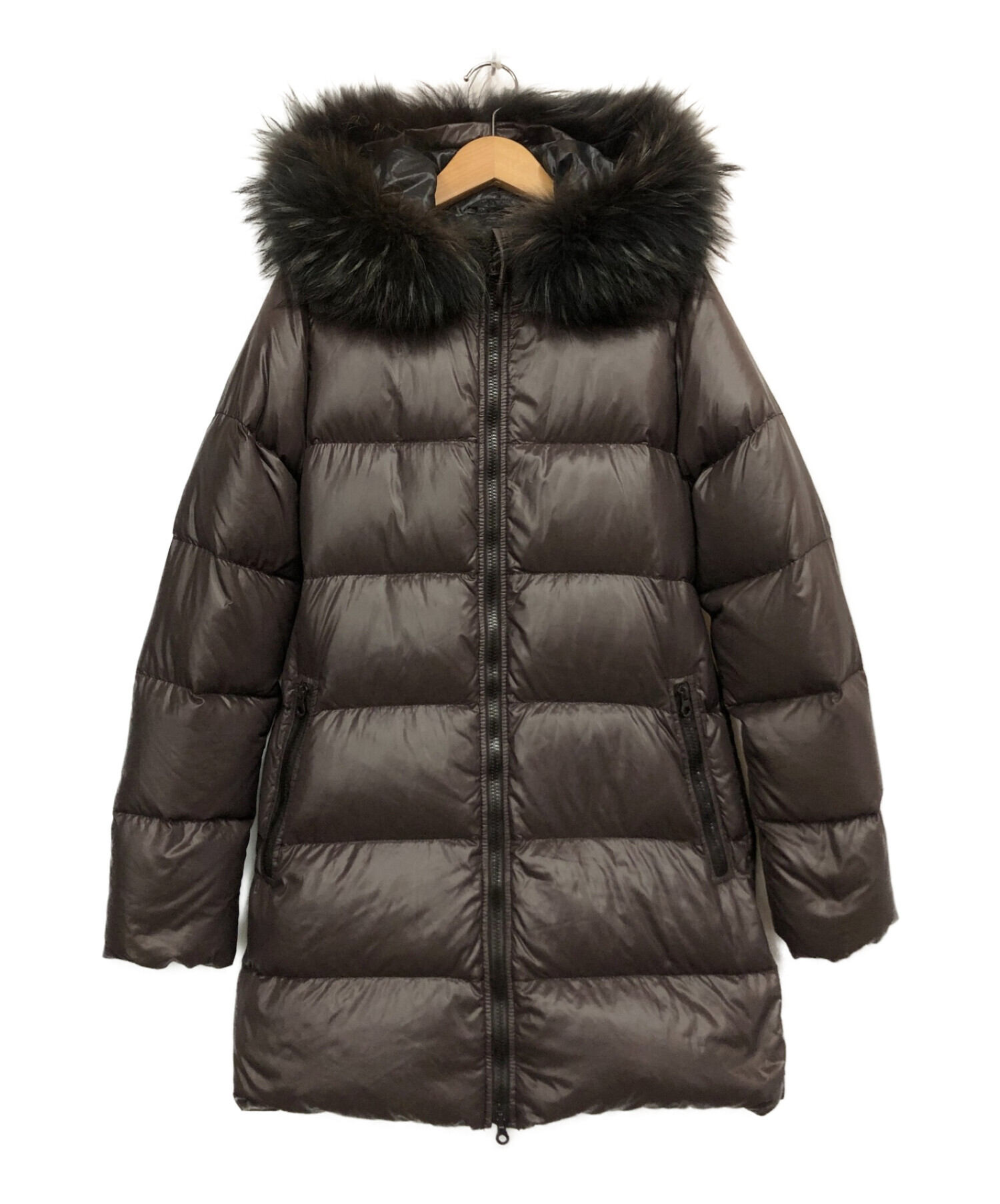 DUVETICA ダウンジャケット サイズ40 ダークブラウン 中古・古着通販】DUVETICA (デュベティカ) ダウンジャケット ブラウン