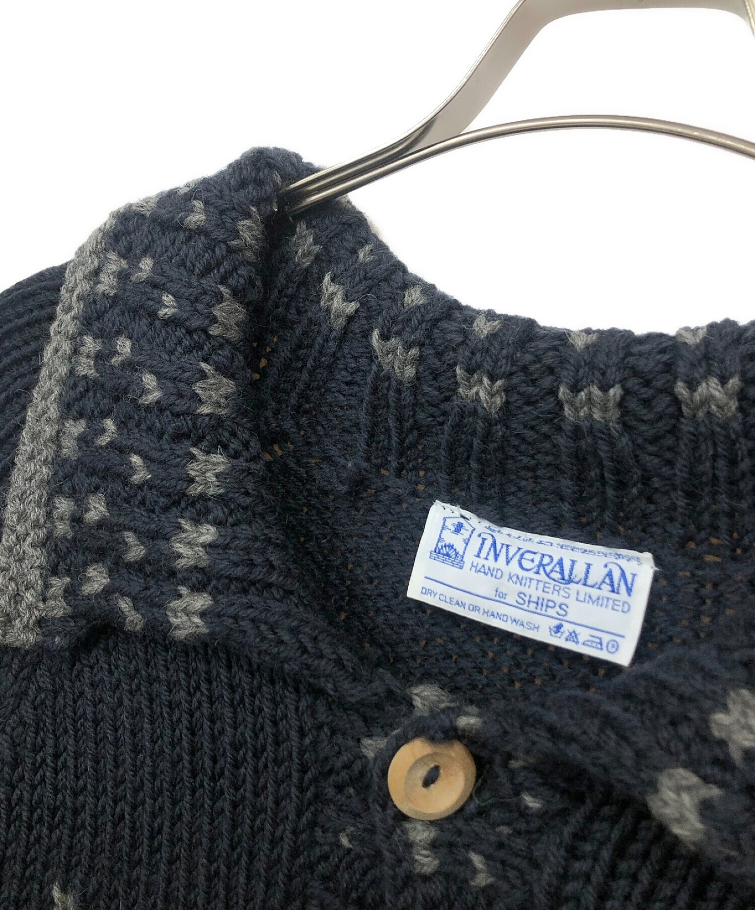 中古・古着通販】INVERALLAN (インバーアラン) カウチンニット