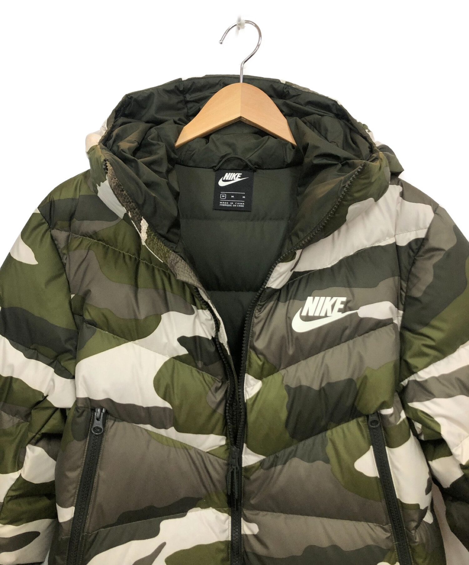 中古・古着通販】NIKE (ナイキ) ダウンジャケット グリーン