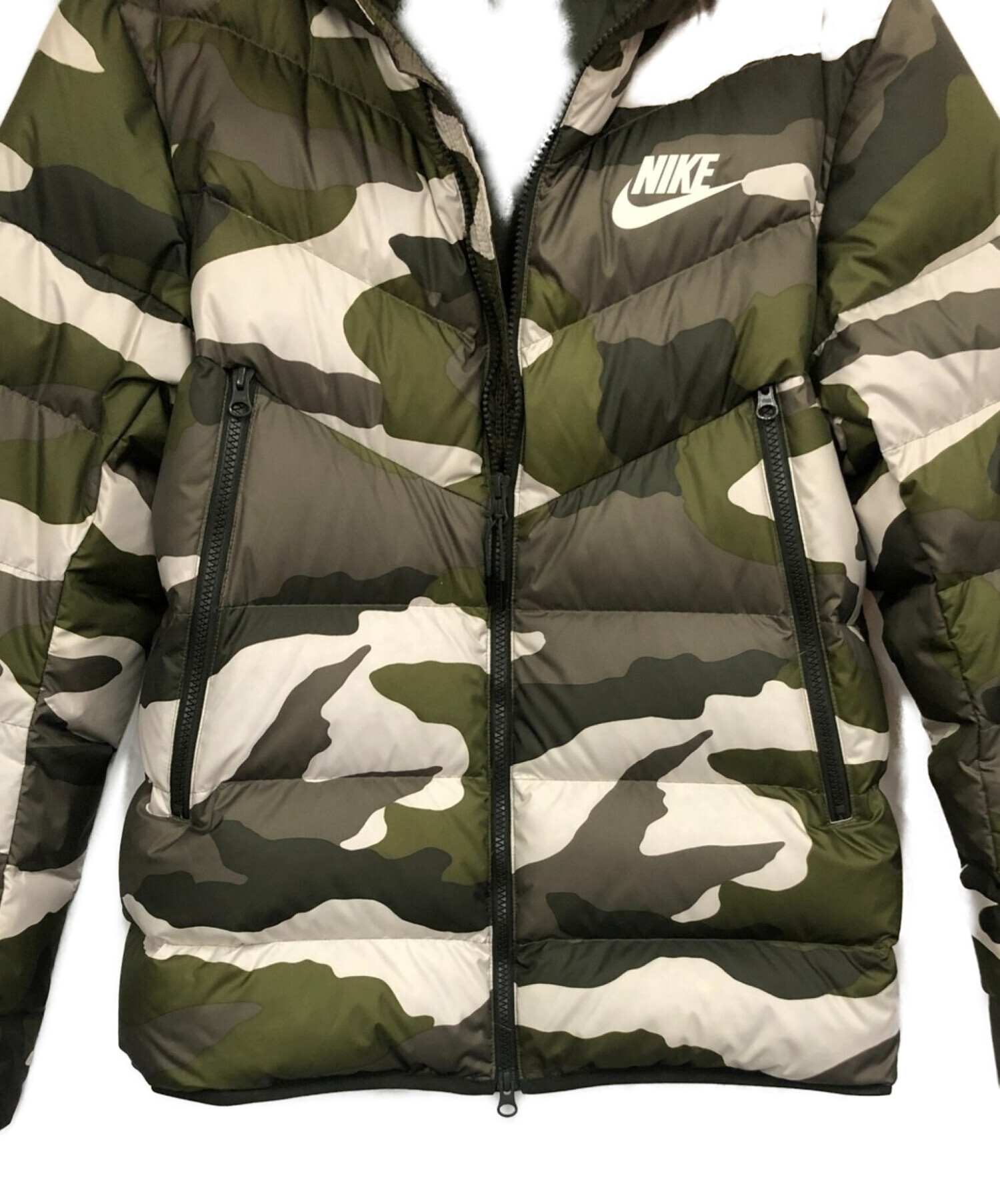 中古・古着通販】NIKE (ナイキ) ダウンジャケット グリーン