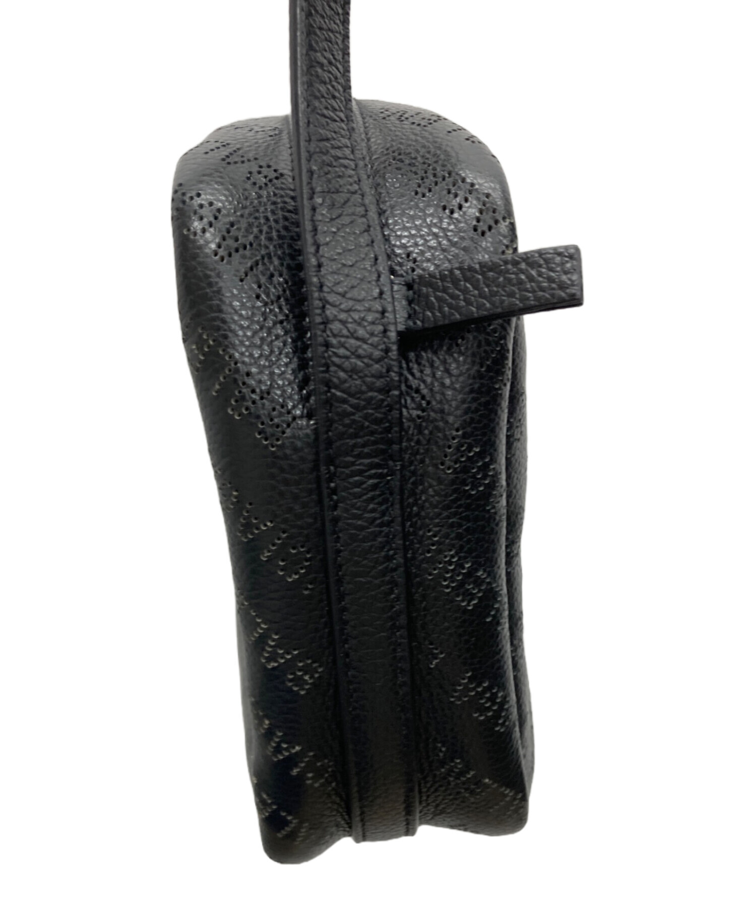 バレンシアガ　ブラックショルダーバッグ ジグザグパターン 中古・古着通販】BALENCIAGA (バレンシアガ) ショルダーバッグ