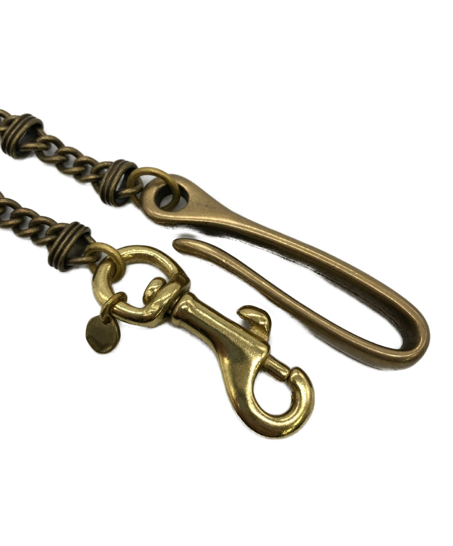 アンプジャパン　ウォレットチェーン　真鍮 楽天市場】amp japan(アンプジャパン)ショート 喜平 ウォレット