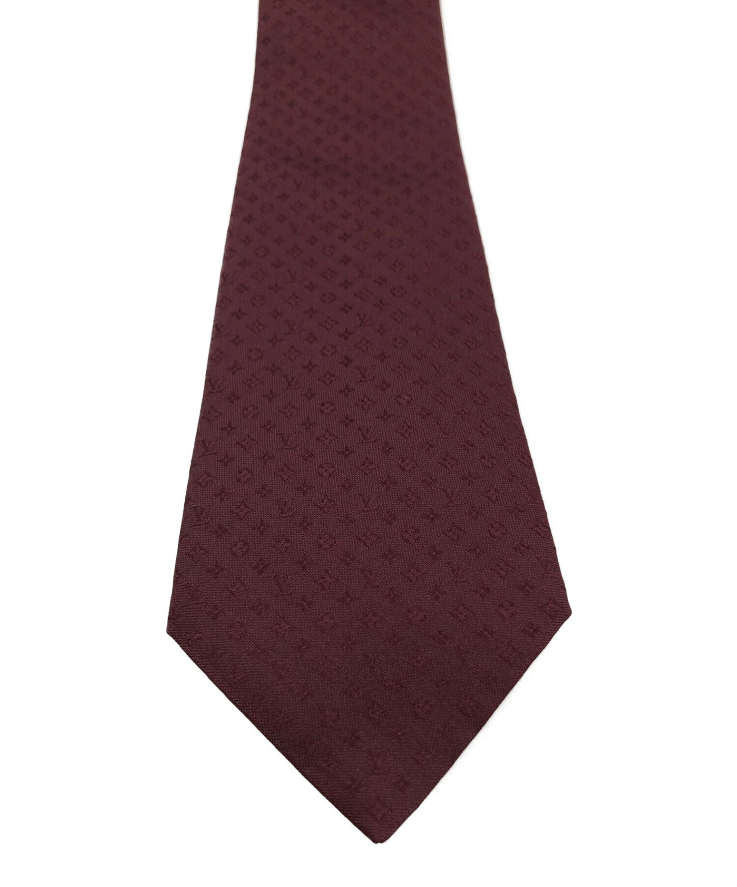 中古・古着通販】LOUIS VUITTON (ルイ ヴィトン) ネクタイ ボルドー