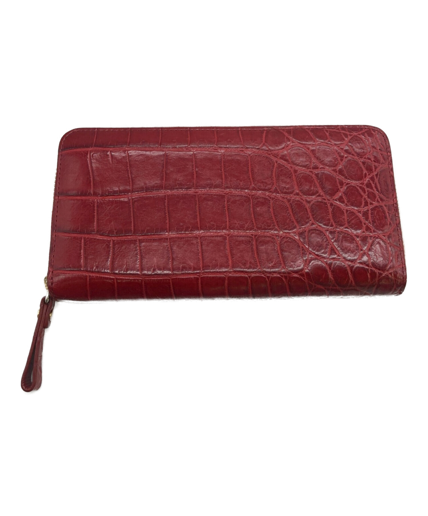 ◆長財布 レザー ロダニア RODANIA 中古品 中古・古着通販】RODANIA (ロダニア) 長財布 レッド｜ブランド・古着