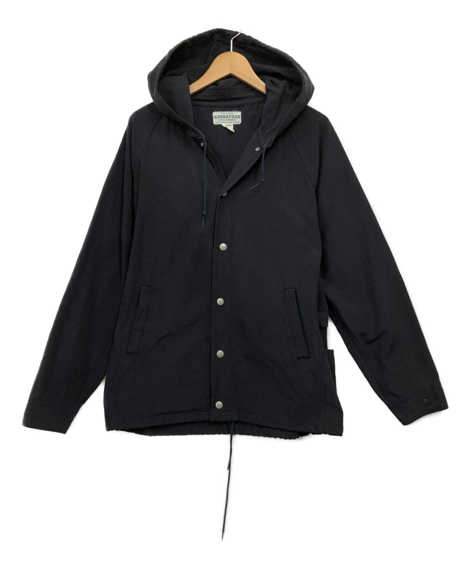 中古・古着通販】SASSAFRAS (ササフラス) ナイロンパーカー ネイビー