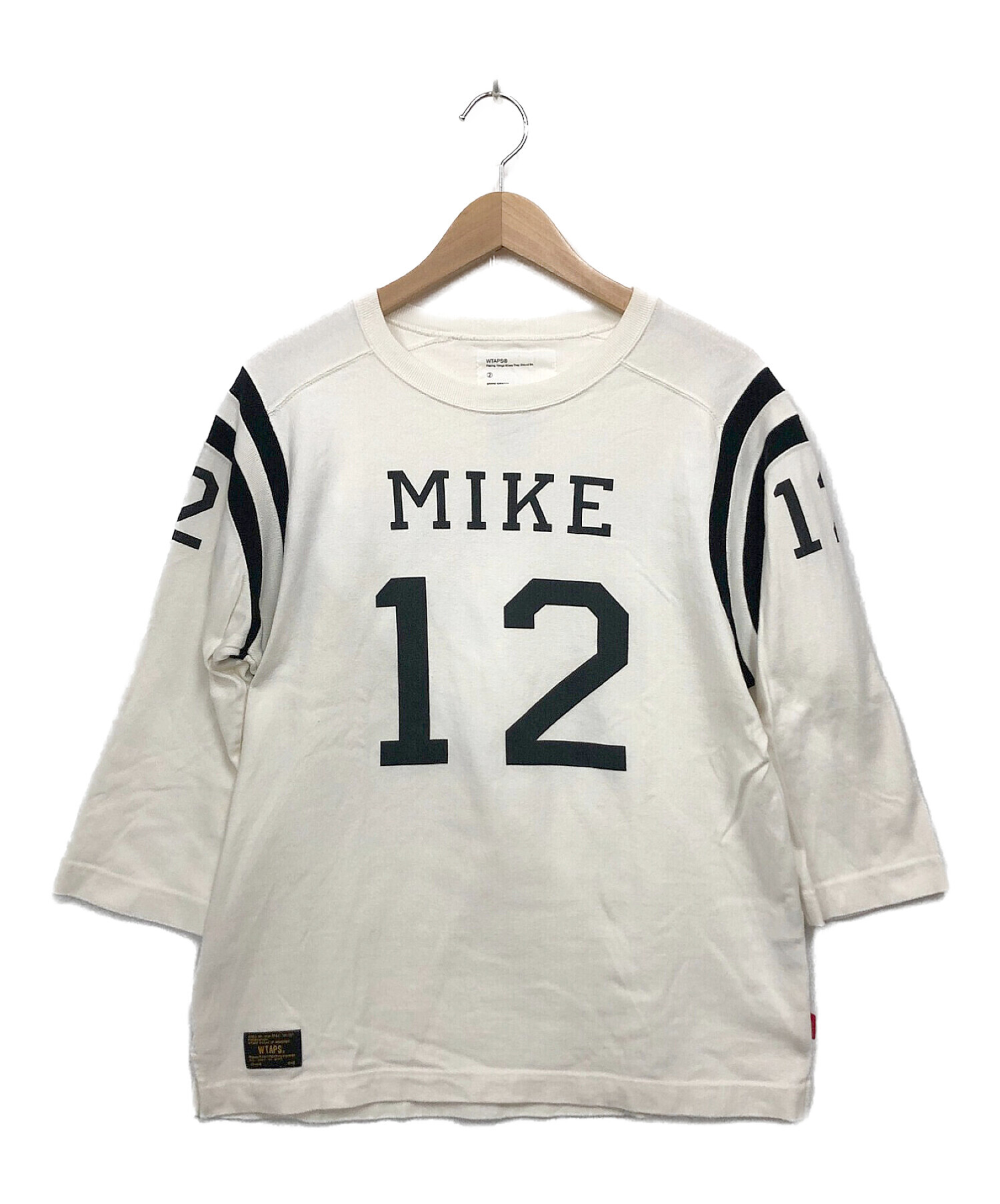 中古・古着通販】WTAPS (ダブルタップス) 7分袖カットソー ホワイト 