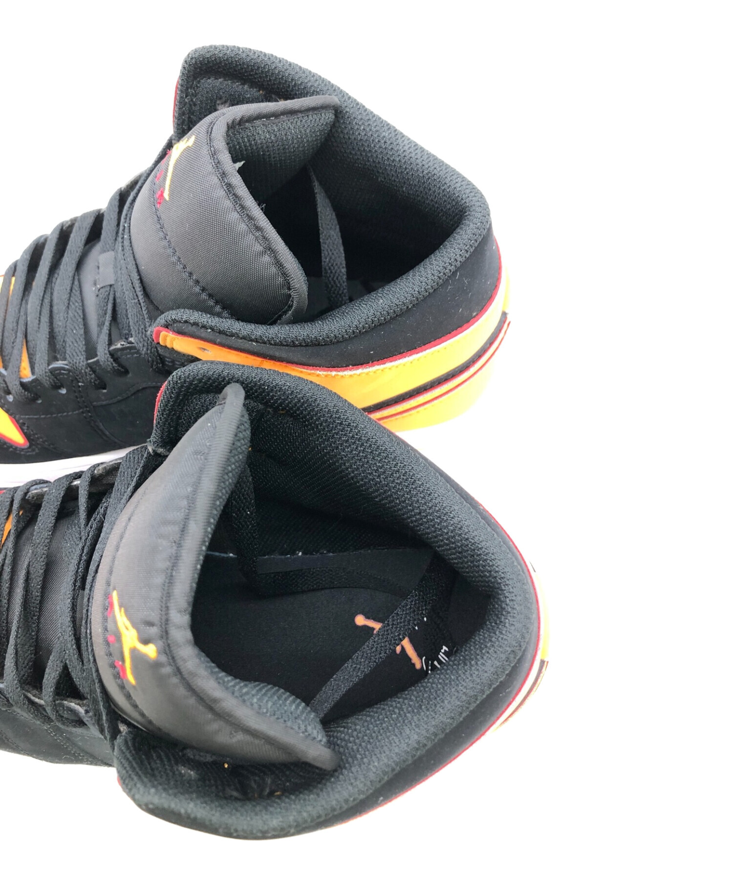 中古・古着通販】NIKE (ナイキ) スニーカー オレンジ×ブラック サイズ 