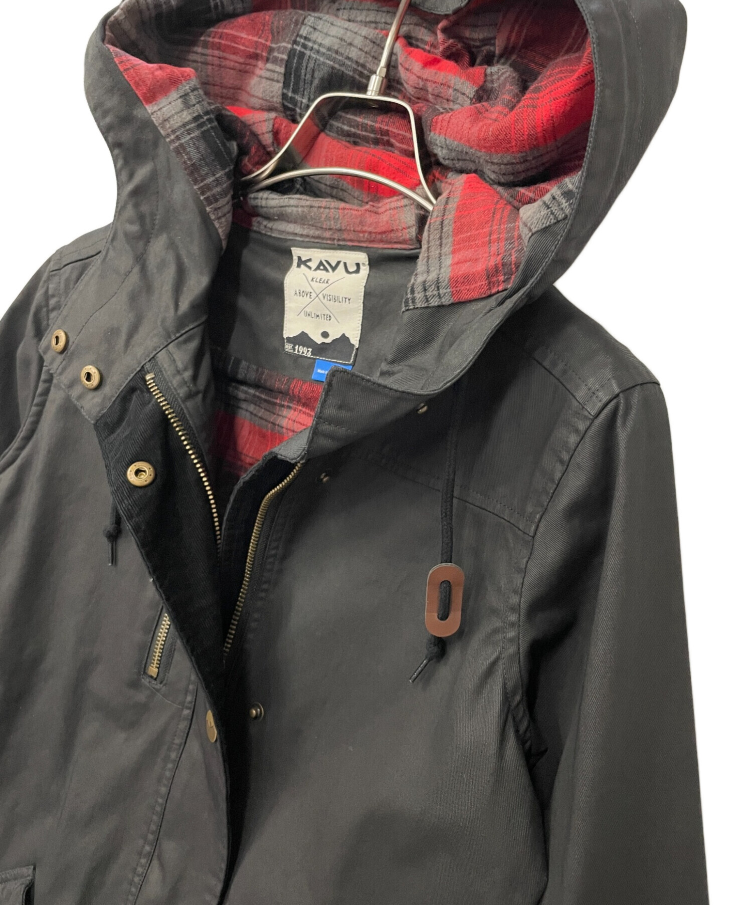 中古・古着通販】KAVU (カブー) マウンテンパーカー ブラック サイズ 