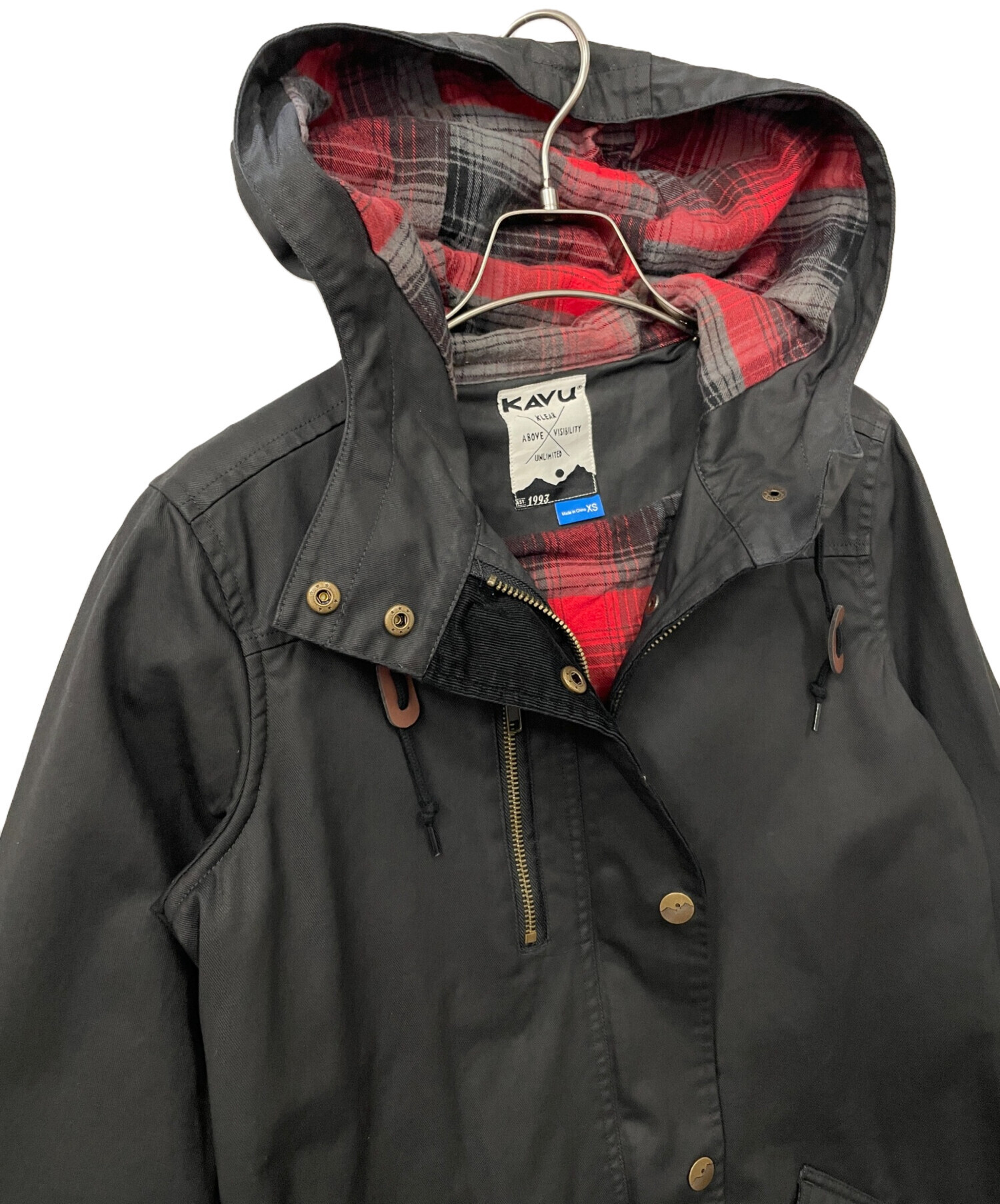 中古・古着通販】KAVU (カブー) マウンテンパーカー ブラック サイズ 