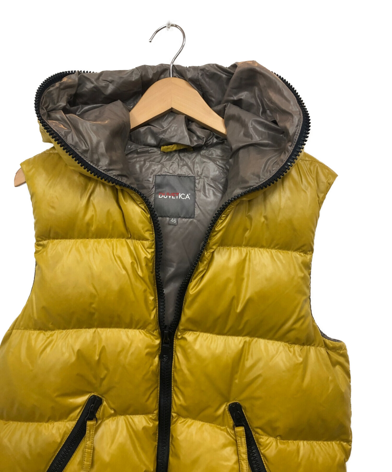 中古・古着通販】DUVETICA (デュベティカ) ダウンベスト イエロー