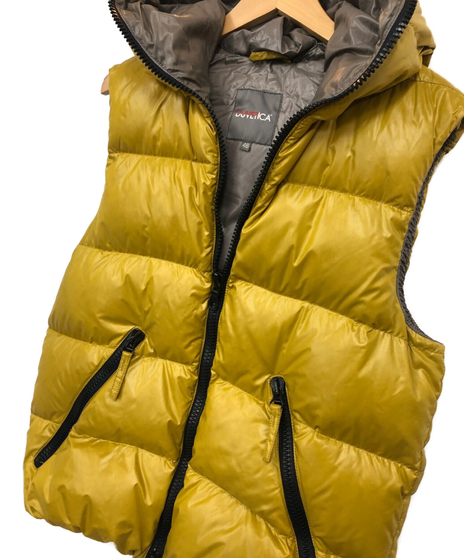DUVETICA デュベティカ FEBE ダウンベスト 42 マスタードイエロー 中古・古着通販】DUVETICA (デュベティカ) ダウンベスト イエロー