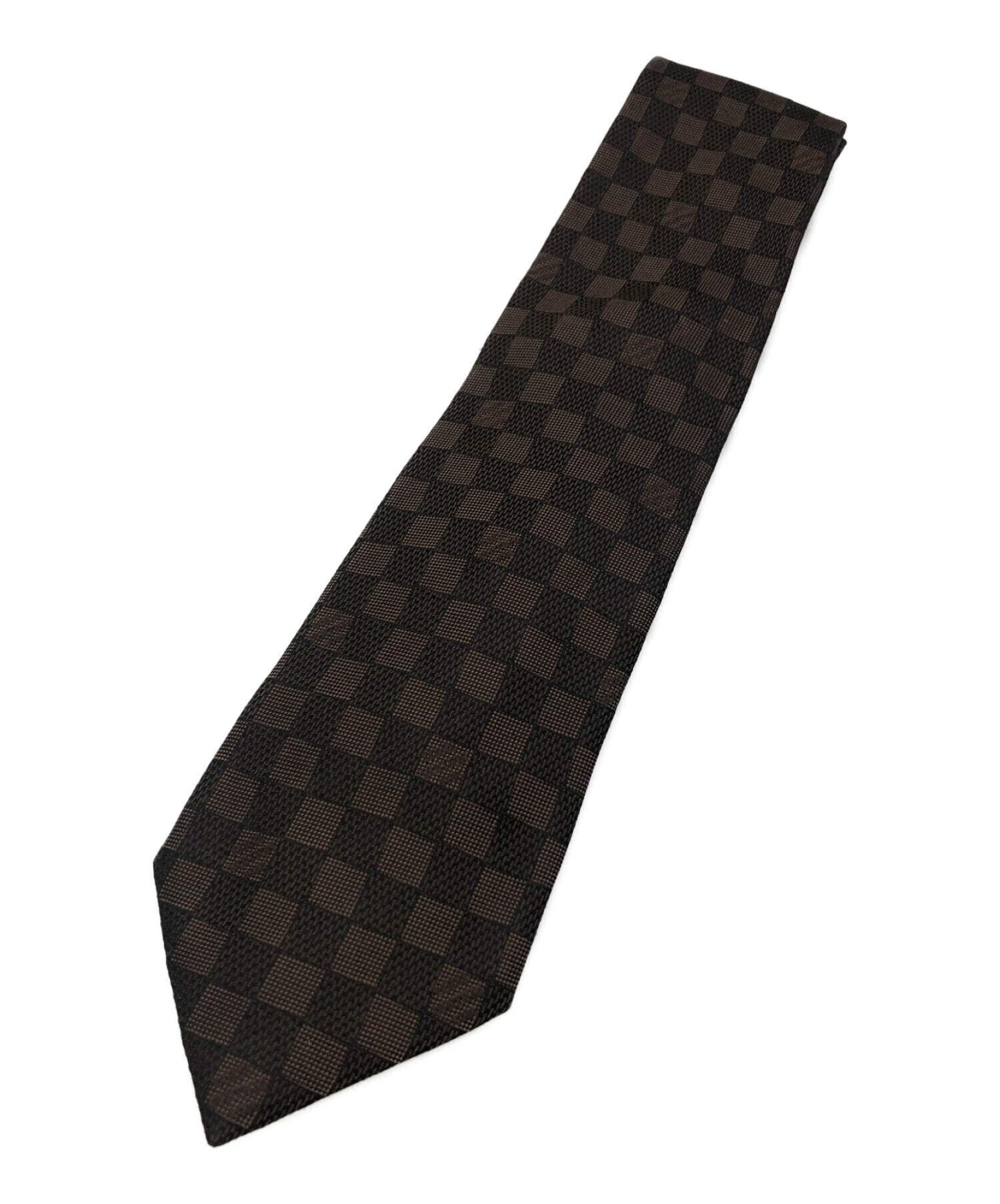 中古・古着通販】LOUIS VUITTON (ルイ ヴィトン) ネクタイ ブラウン