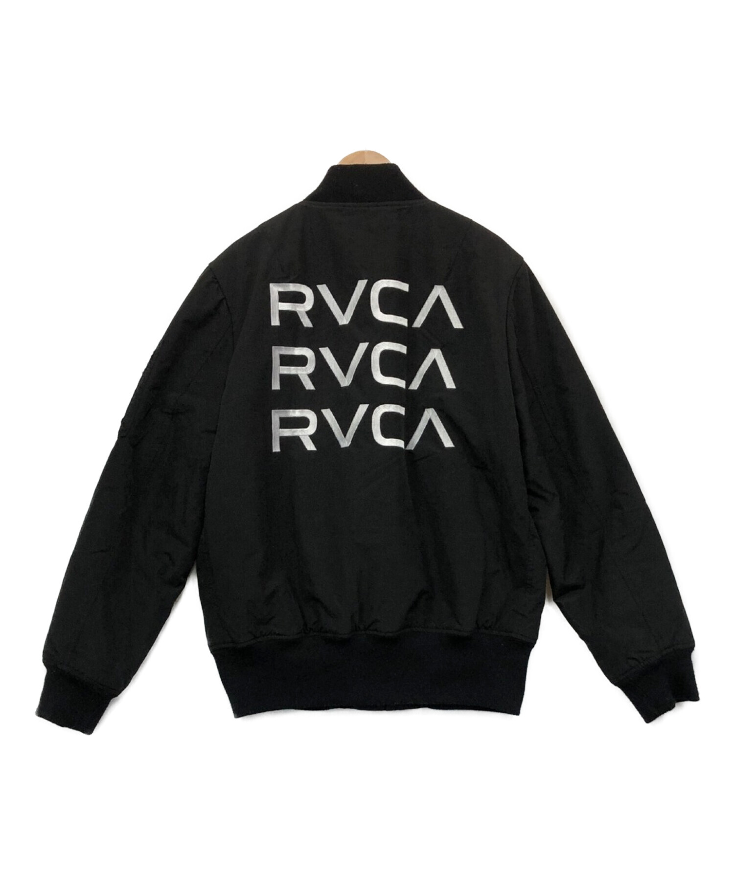 中古・古着通販】RVCA (ルーカ) フライトジャケット ブラック サイズ:S  
