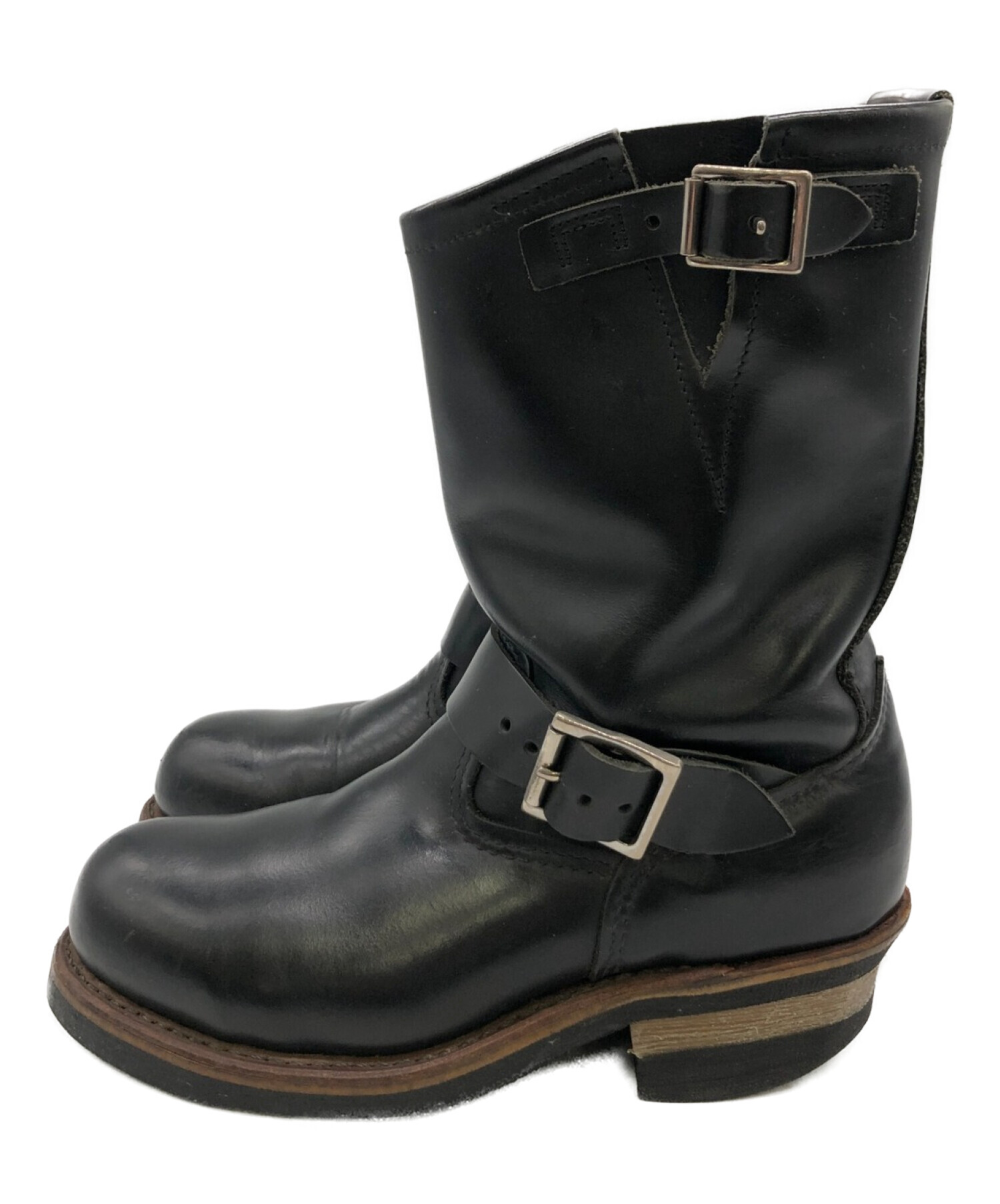 RED WING エンジニアブーツ US5（約23cm）希少 黒 レザー 中古・古着通販】RED WING (レッドウィング) エンジニアブーツ