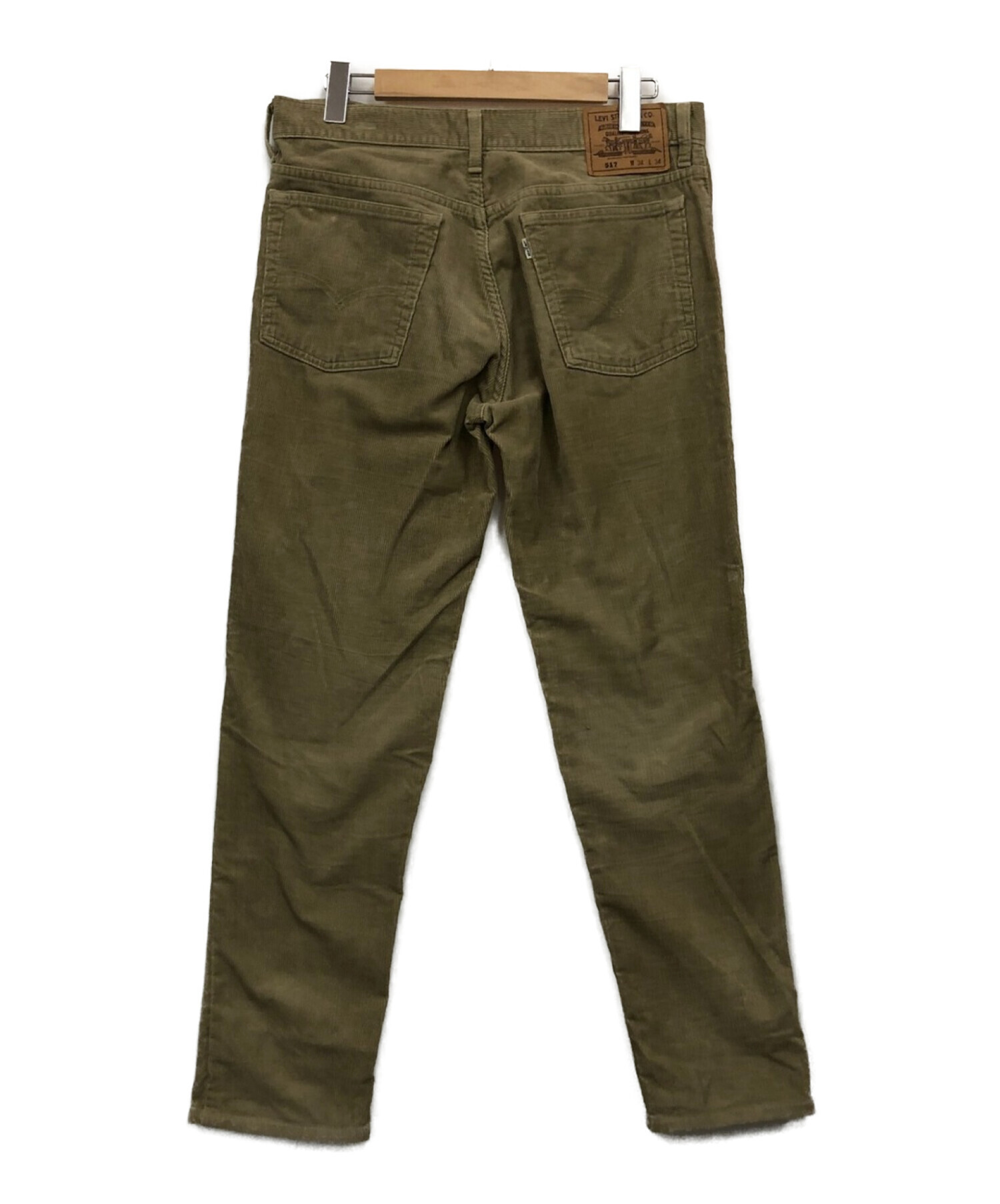 【ピンピン】リーバイス コーデュロイパンツ 517-1523 W34×L34 中古・古着通販】LEVI'S (リーバイス) 517 コーデュロイパンツ カーキ