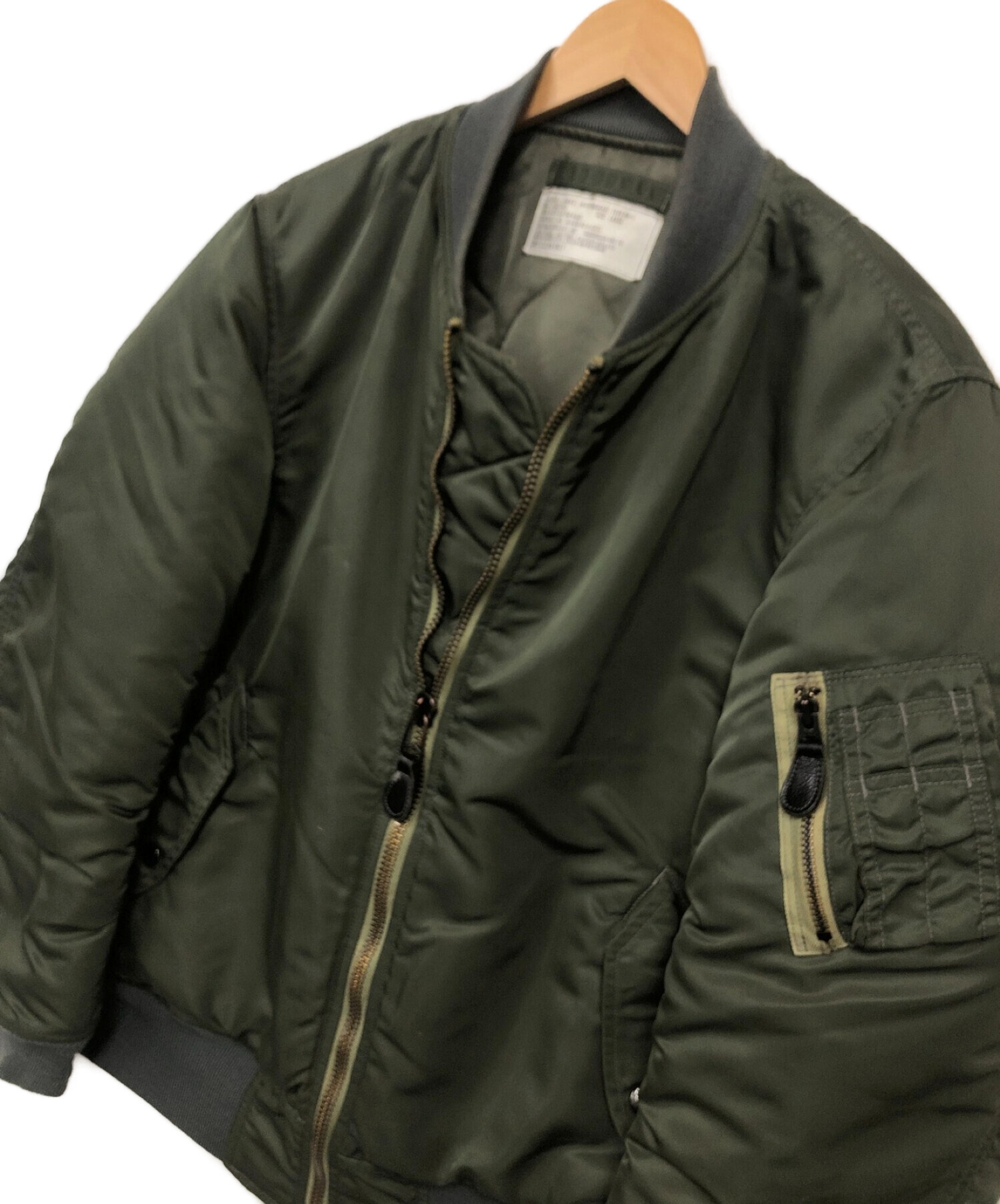 中古・古着通販】COLIMBO (コリンボ) MA-1ジャケット オリーブ サイズ