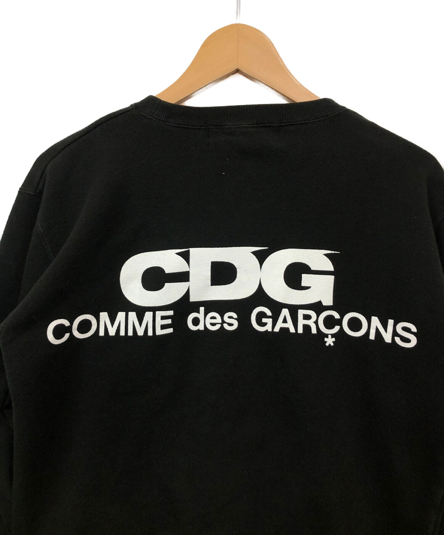 中古・古着通販】CDG (シーディージー) トレーナー ブラック サイズ:S 