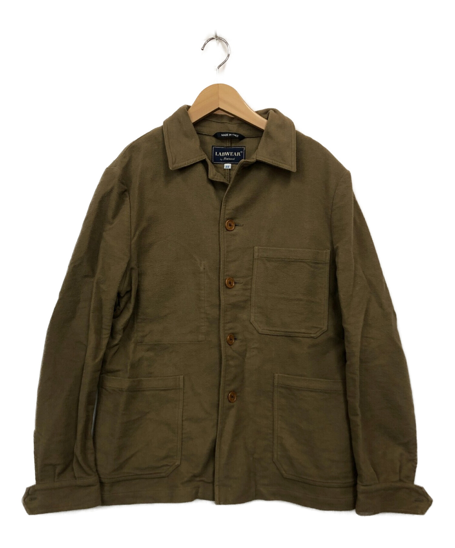 Y's for men コットンシャツジャケット オリーブ 3 カバーオール古着 中古・古着通販】CarHartt (カーハート) ダック地カバーオール