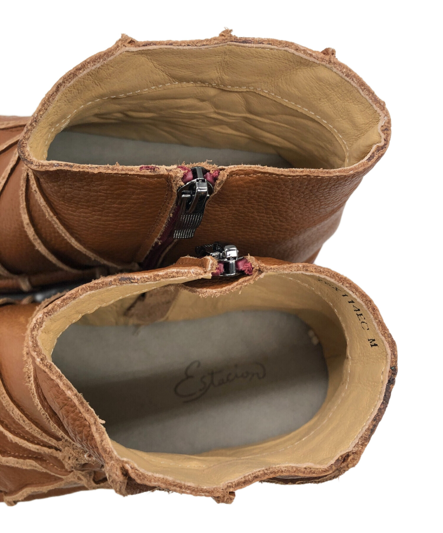 【売り切り!送料無料!】中古激安!WASH イタリア製ショートブーツ ブラウン 42インチ　箱無し!激安! 中古・古着通販BEAUTY\u0026YOUTH (ビューティーアンドユース) レザー