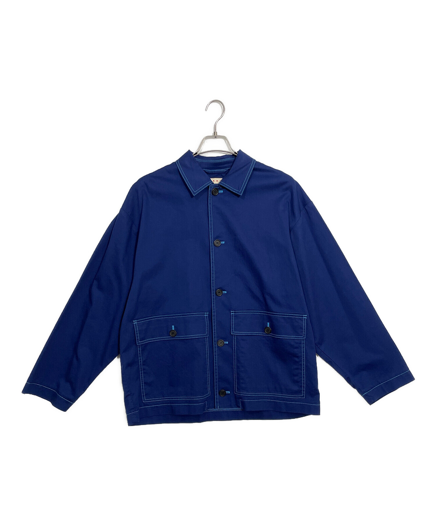 ユニクロMARNI ブルー柄 ジャケット 中古・古着通販】UNIQLO (ユニクロ) MARNI (マルニ) ユーティリティ