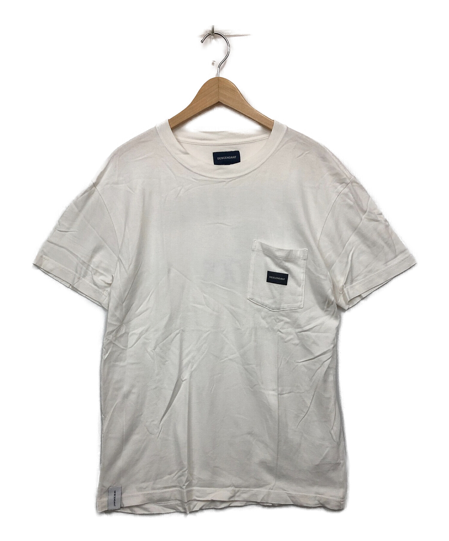 中古・古着通販】DESCENDANT (ディセンダント) Tシャツ ホワイト 