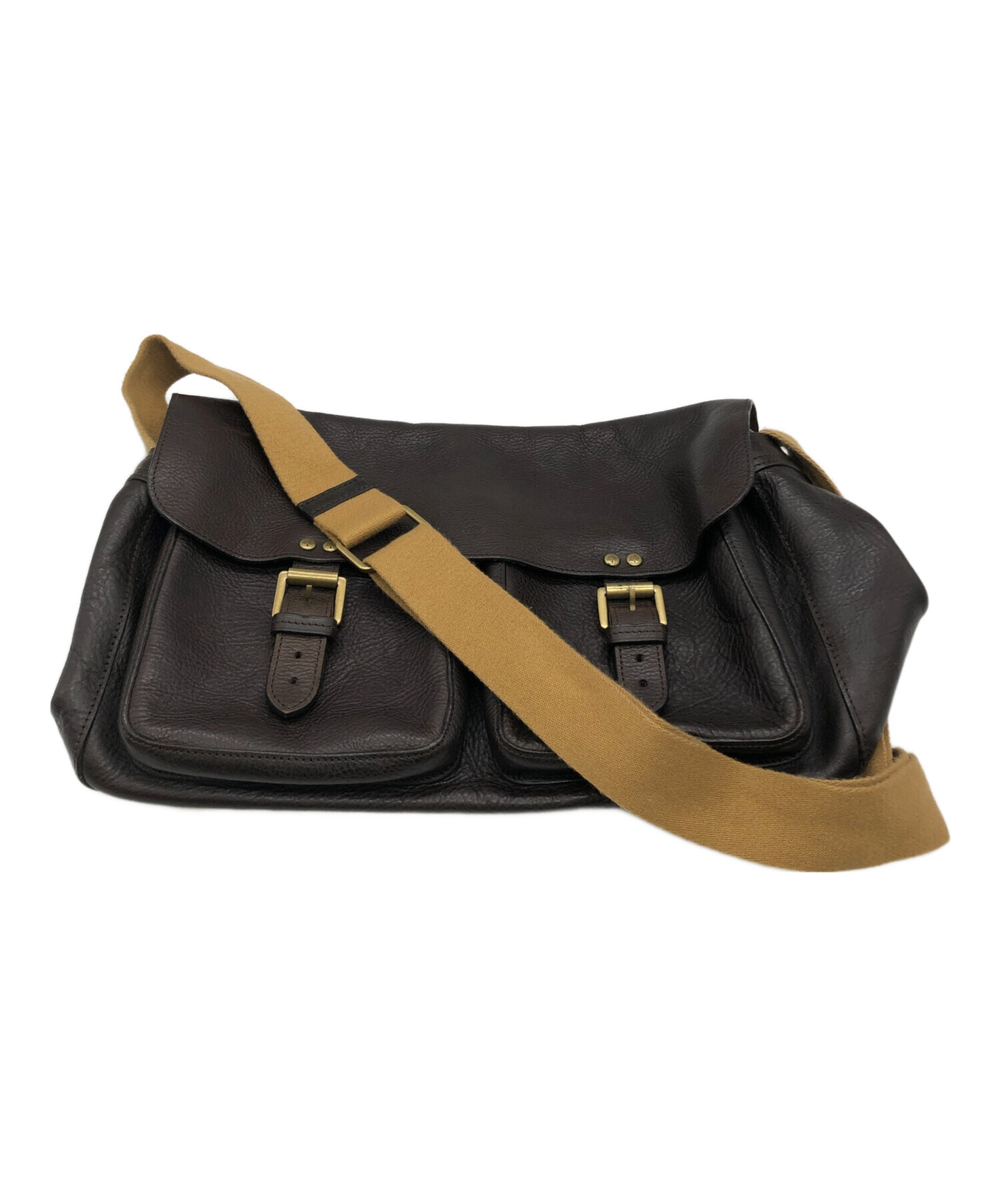 中古・古着通販】MULBERRY (マルベリー) ショルダーバッグ ダーク 