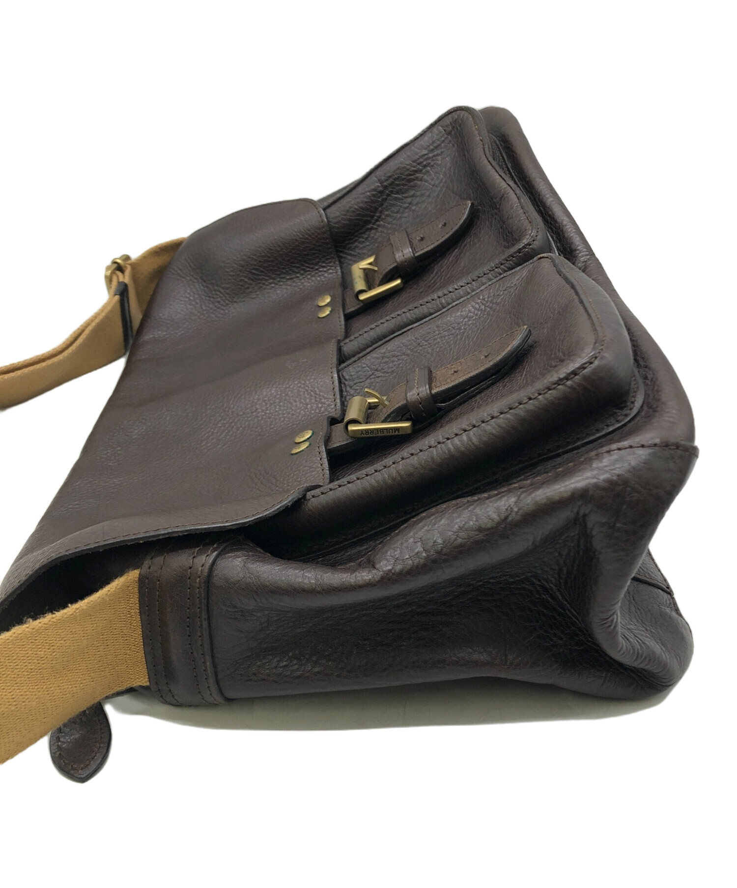 中古・古着通販】MULBERRY (マルベリー) ショルダーバッグ ダーク 