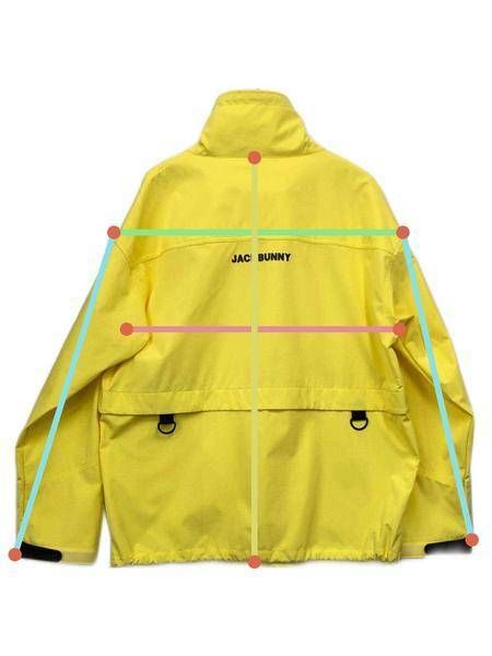 【新品】ジャックバニー　ブルゾン　ウィンドブレーカー　Lサイズ　イエロー Jack Bunny!! ハーフジップ ウインドブレーカー 4 M ジャケット - メルカリ