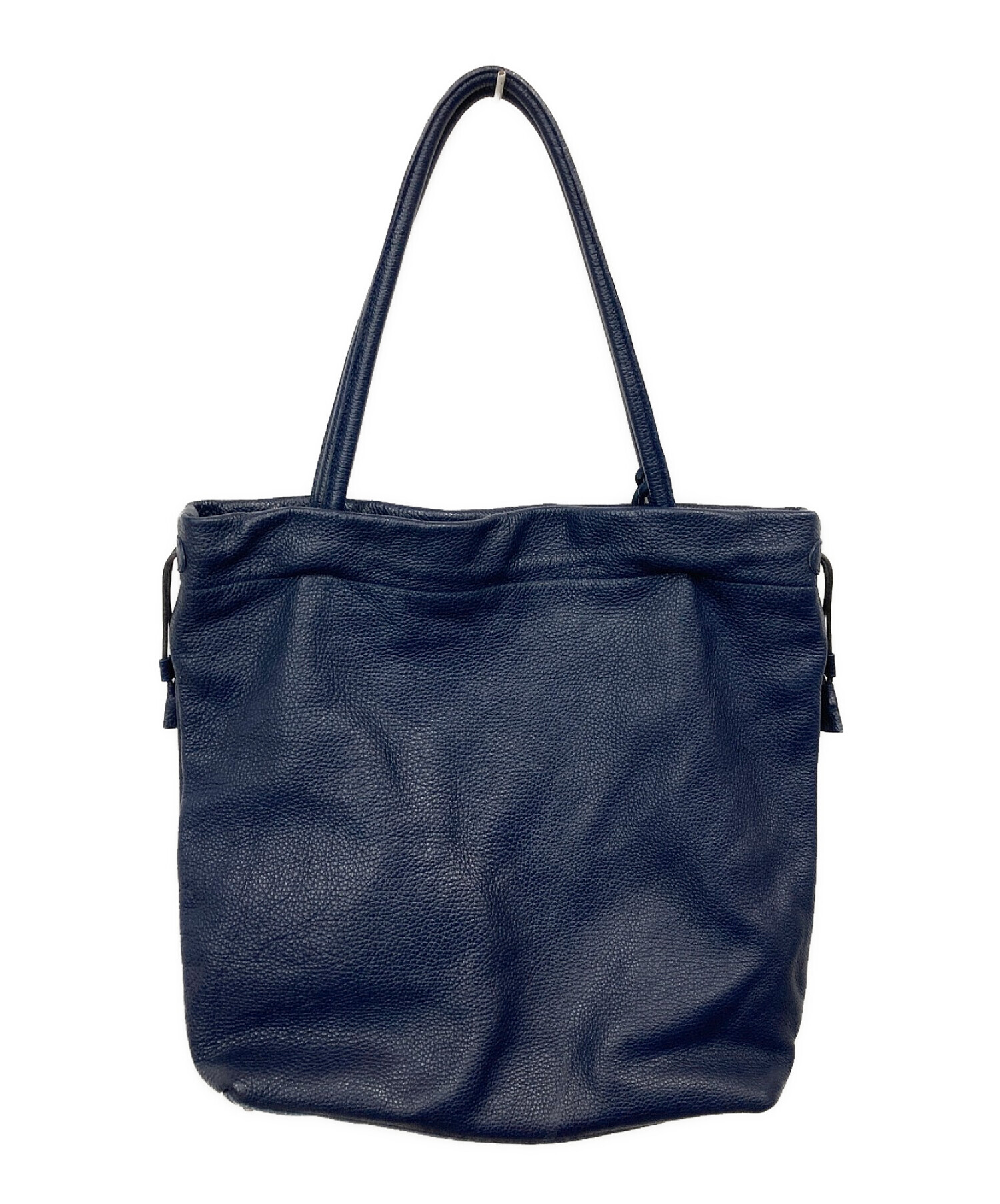 中古・古着通販】FURLA (フルラ) レザートートバッグ ネイビー 中古・古着通販】FURLA (フルラ) レザートートバッグ ネイビー