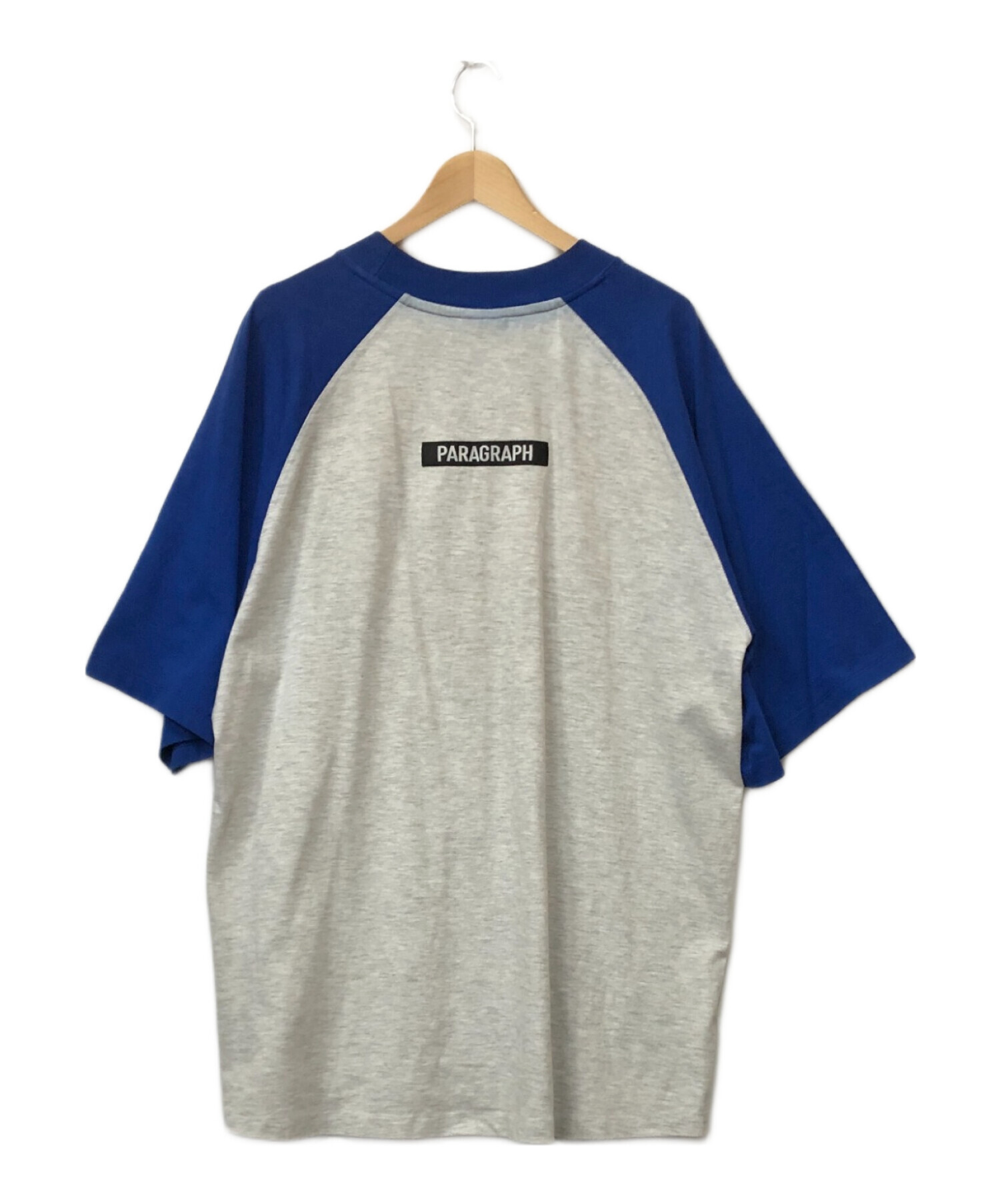 中古・古着通販】paragraph (パラグラフ) ラグランTシャツ ブルー 