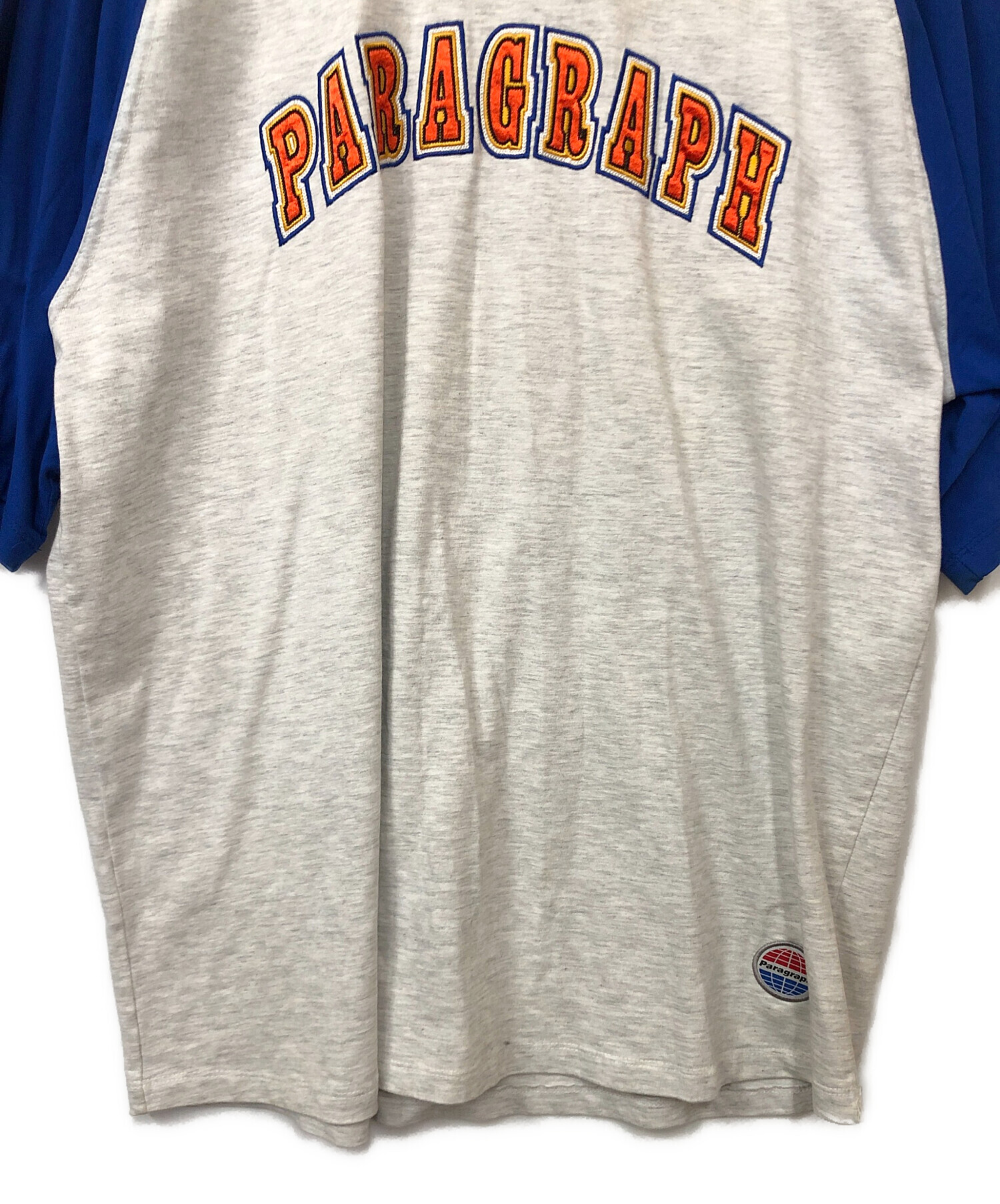 中古・古着通販】paragraph (パラグラフ) ラグランTシャツ ブルー 