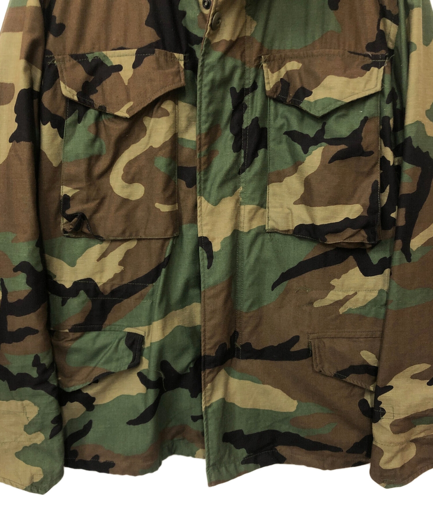 NO BRAND (ノーブランド) U.S.ARMY アメリカ軍 比翼開き ボタンアップ 