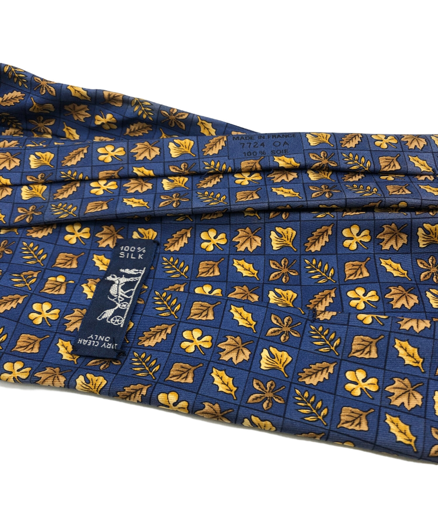 中古・古着通販】HERMES (エルメス) ネクタイ ネイビー サイズ:フリー