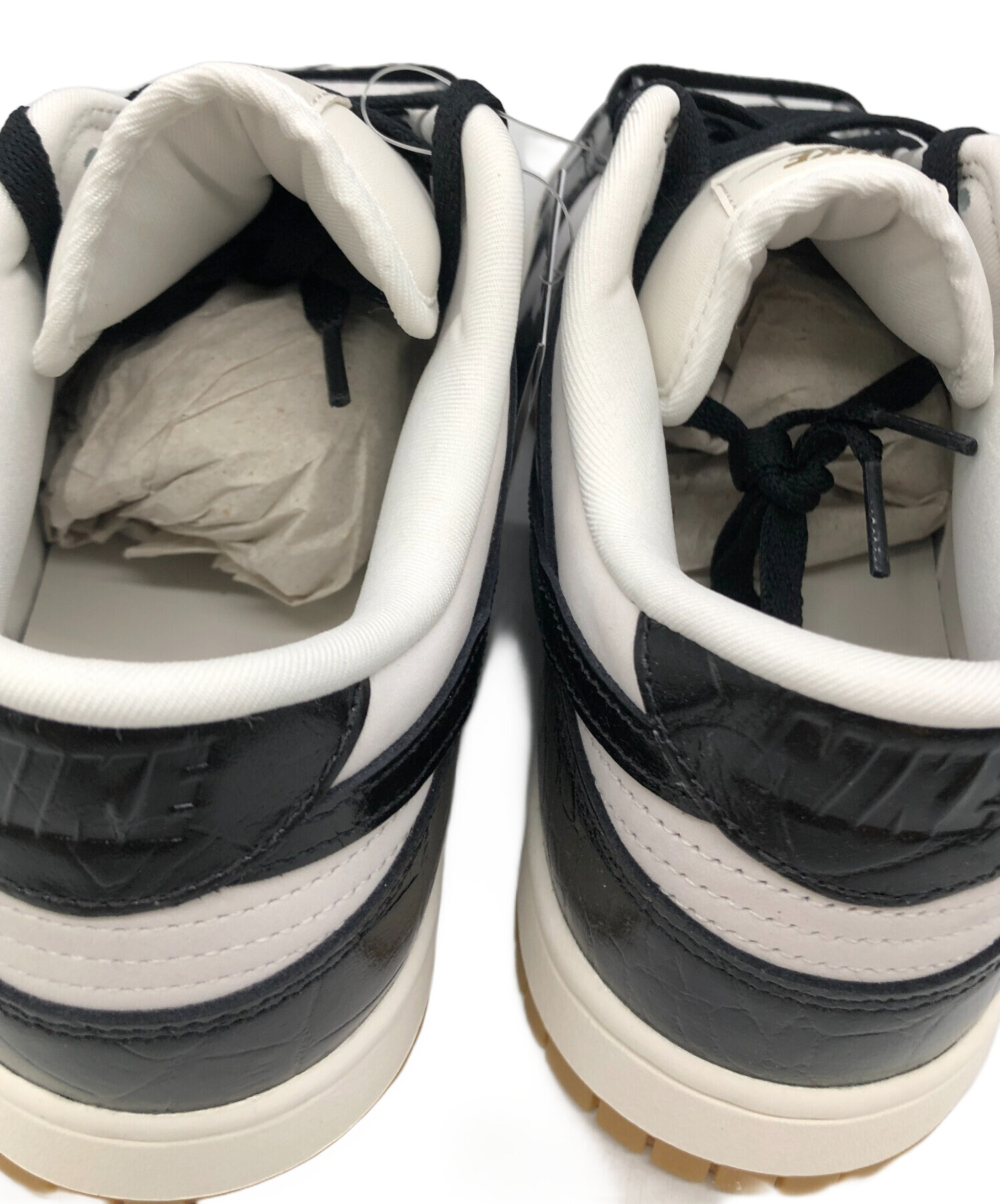 中古・古着通販】NIKE (ナイキ) スニーカー ブラック×ホワイト サイズ 