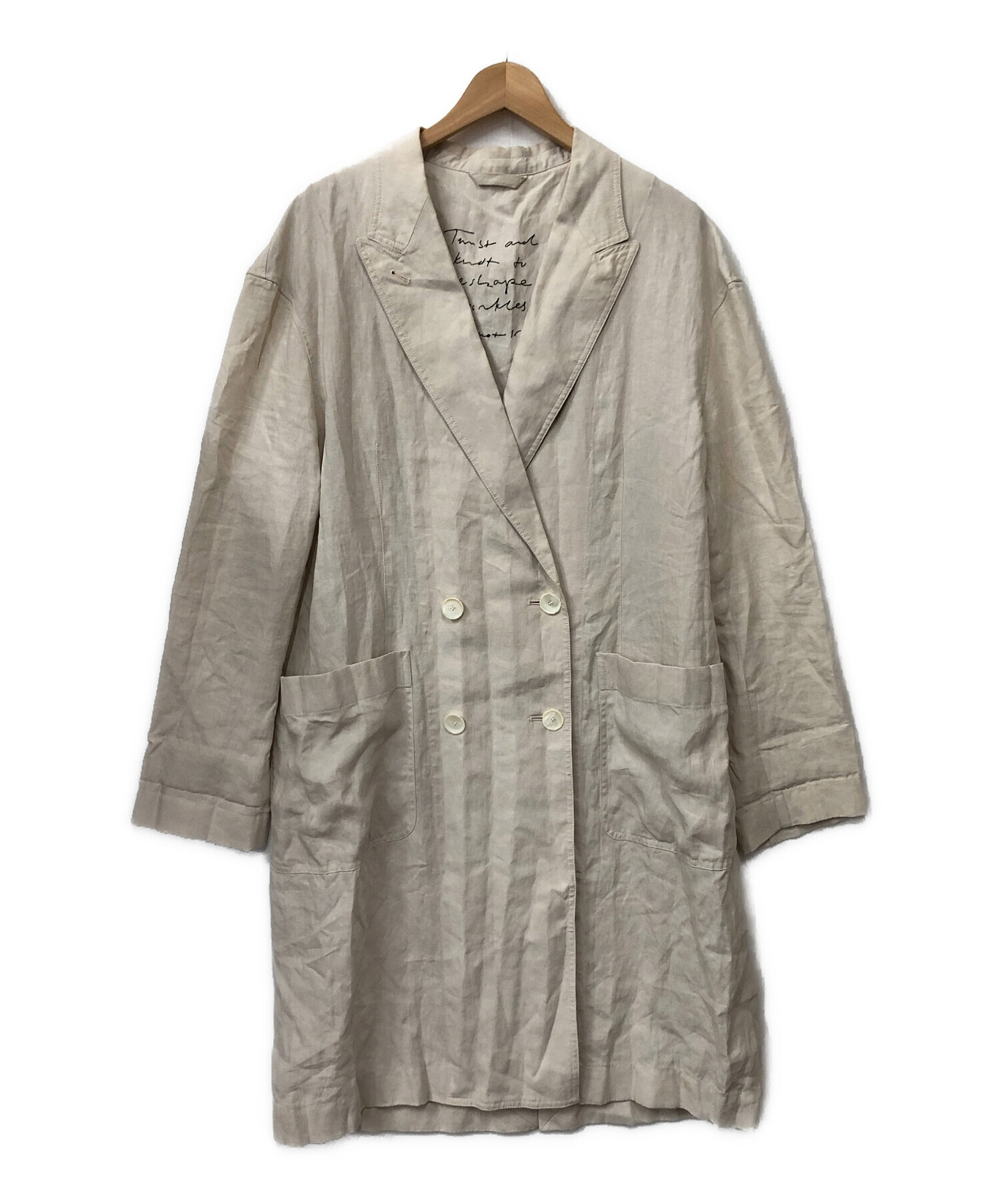 【Acne Studios】アクネストゥディオズ 定価10万 リネンコート 中古・古着通販】Acne studios (アクネ ストゥディオス) リネンコート