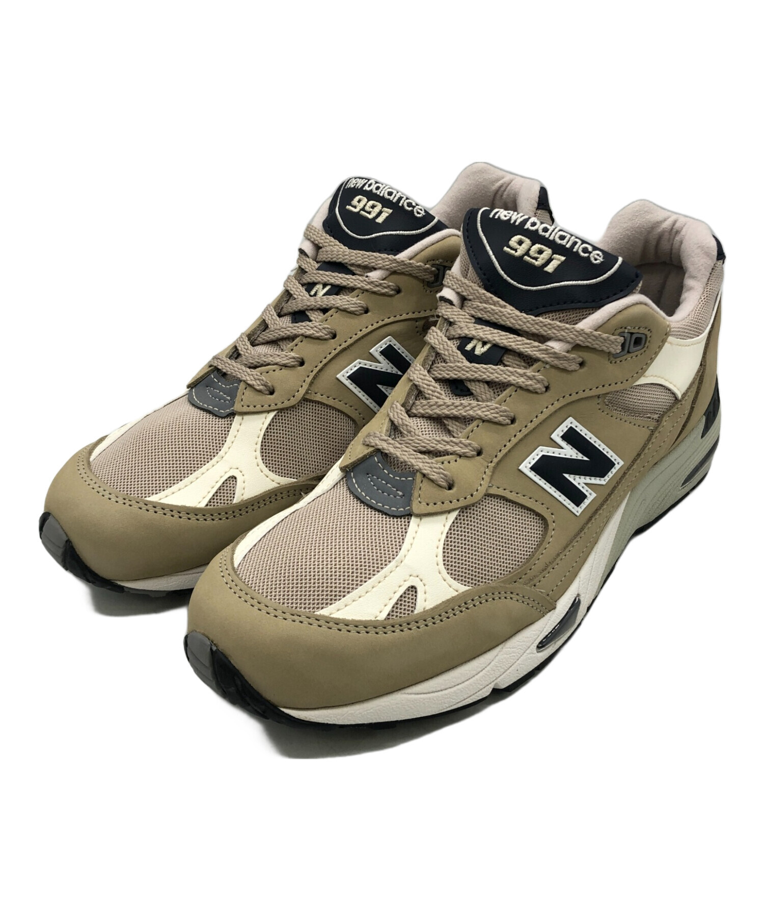 New Balance ニューバランス スニーカー 27cm カーキ 【古着】【中古】【送料無料】 中古・古着通販】NEW BALANCE (ニューバランス) スニーカー カーキ