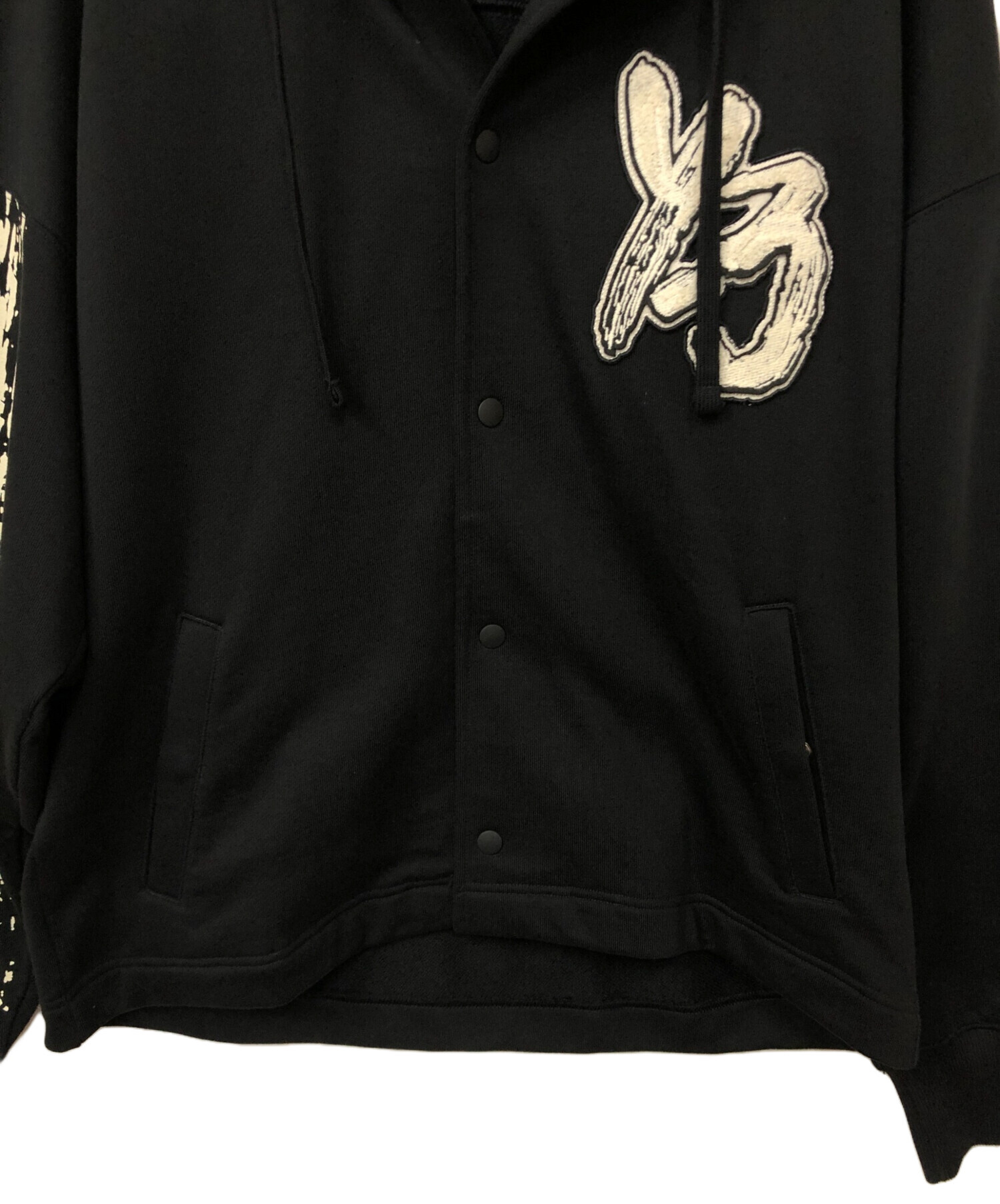 中古・古着通販】Y-3 (ワイスリー) フード付き ブラック サイズ:S 